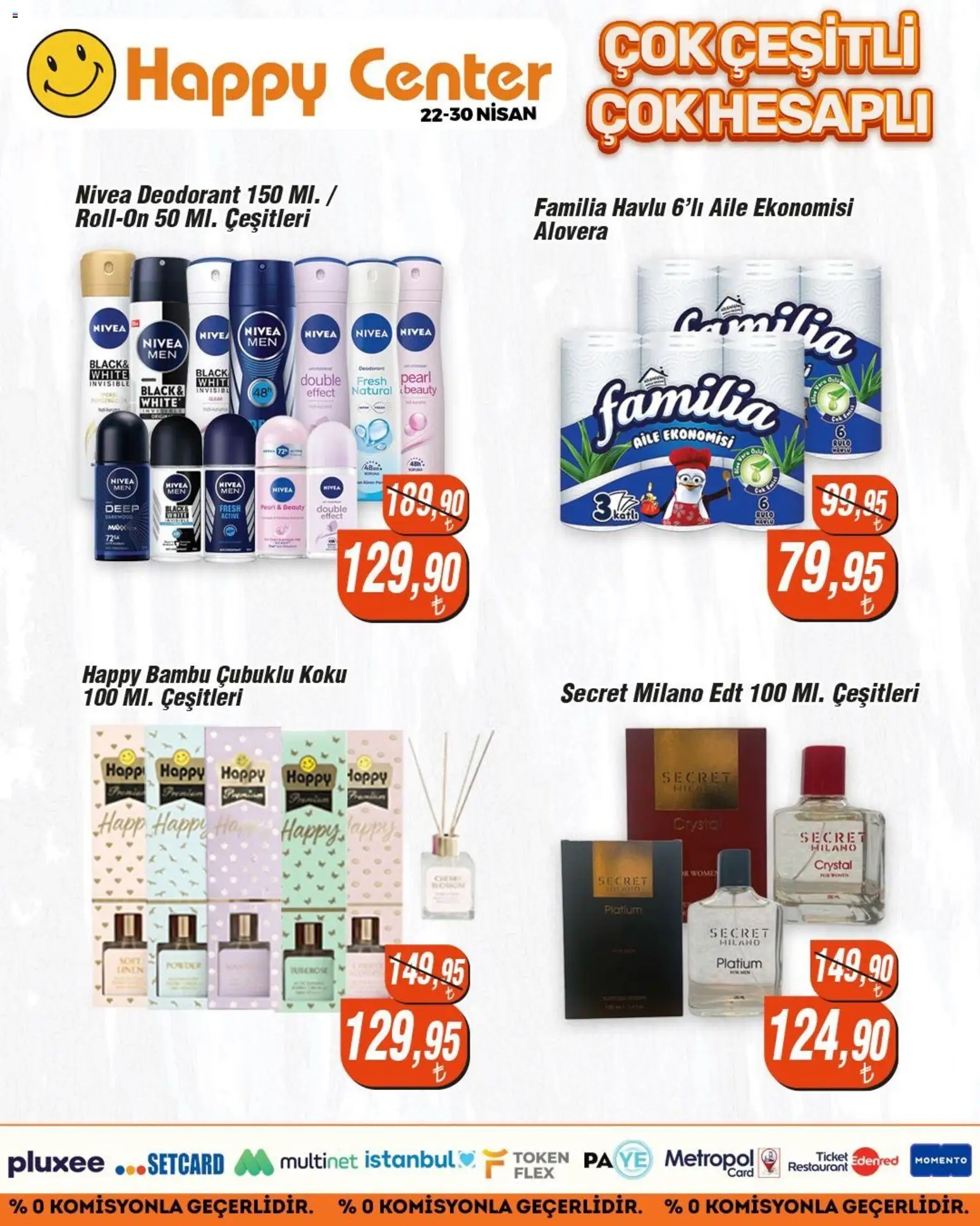 Happy Center Katalog - 22.04.2026 tarihinden itibaren geçerlidir | Sayfa: 4 | Ürünler: Deodorant, Koku