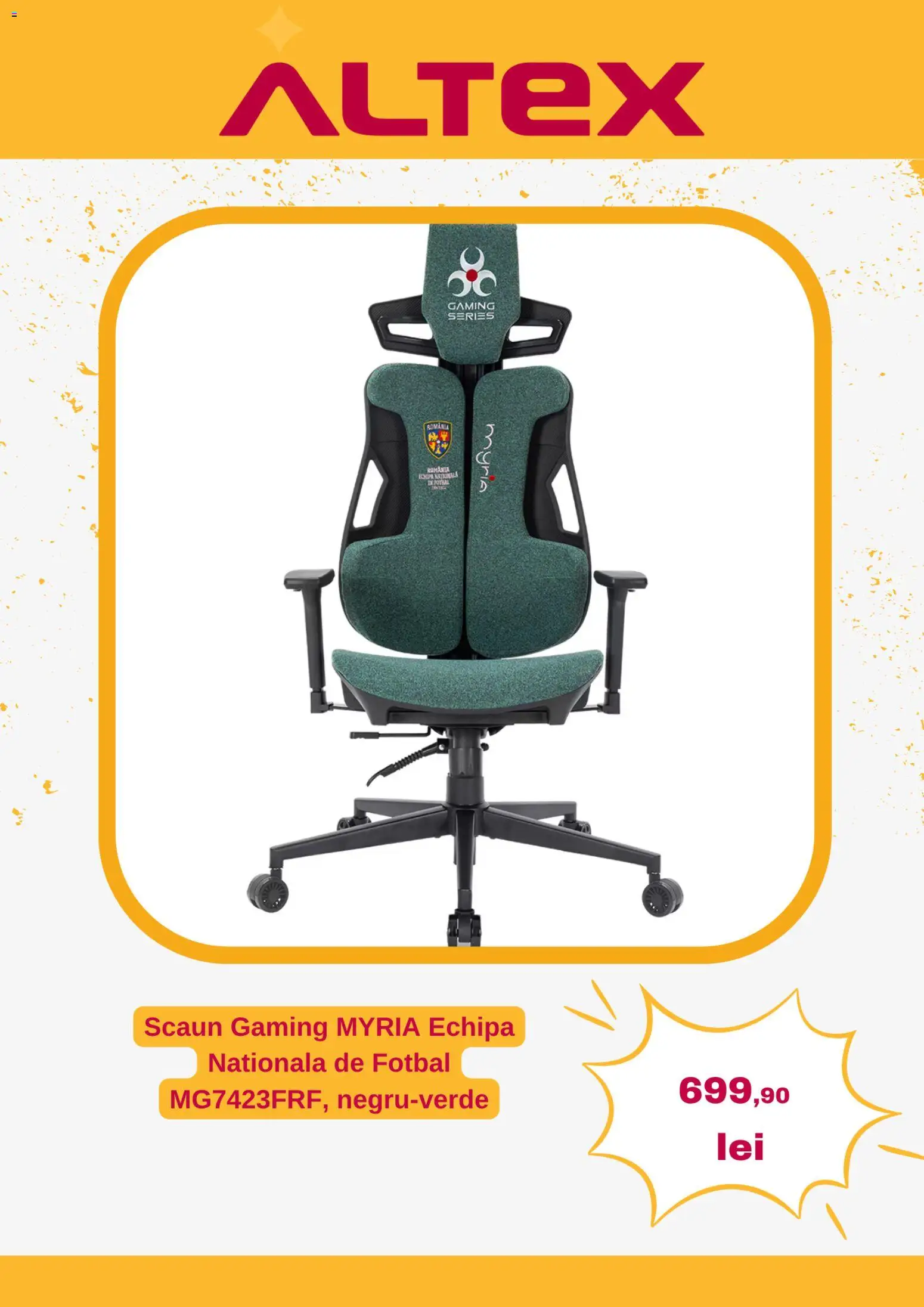 Noul catalog Altex – valabil de la 16.04.2026 | Pagină: 5 | Produse: Scaun gaming, Scaun