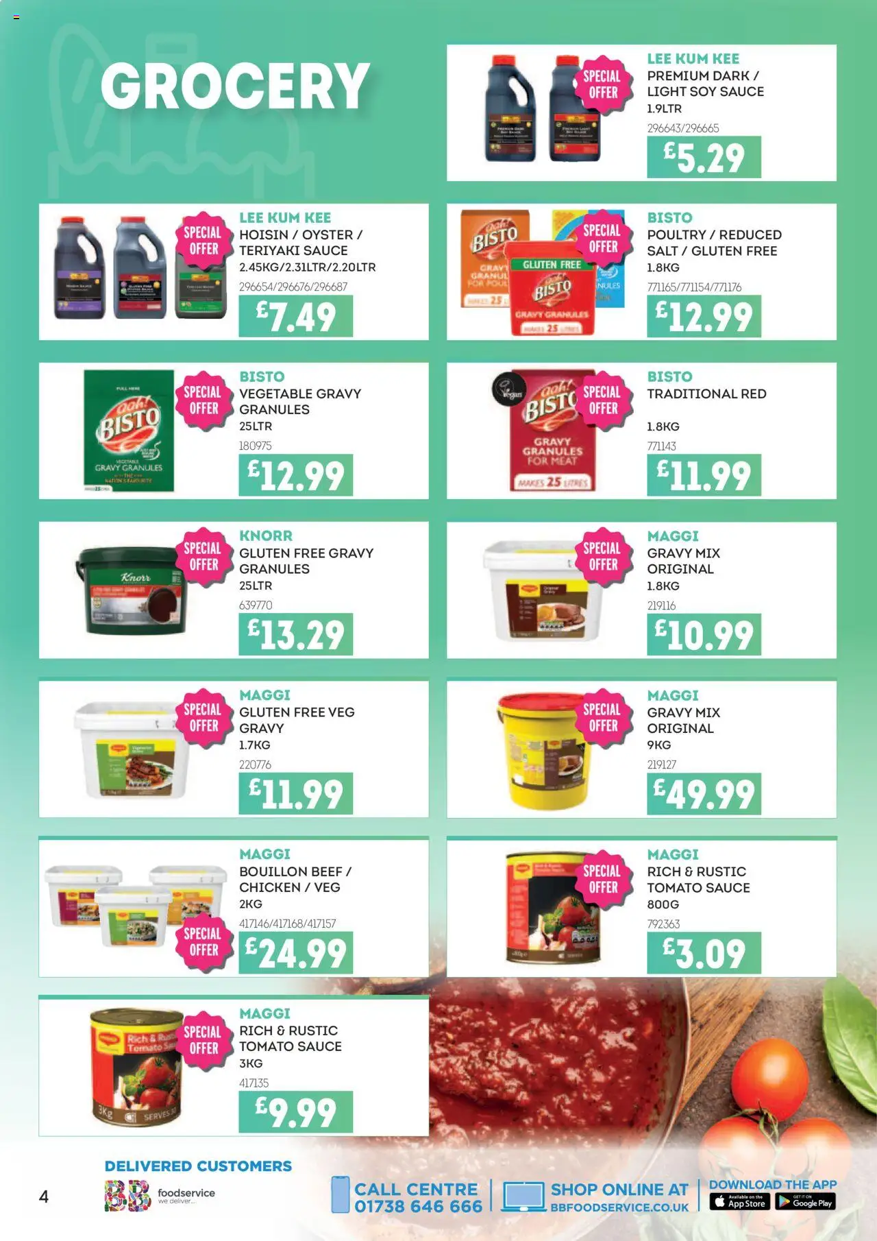  | Page: 4 | Products: Soy sauce, Sauce, Chicken, Beef