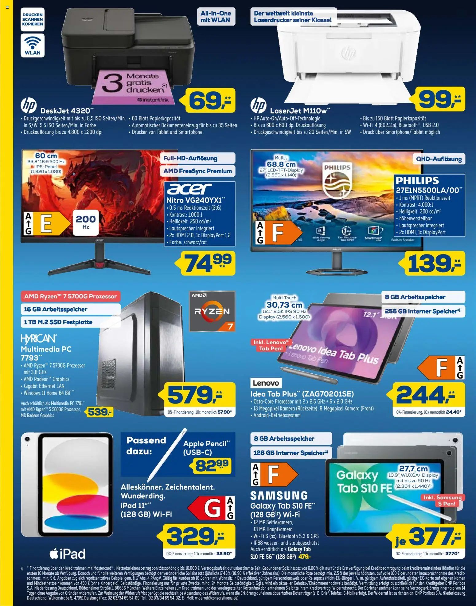 Euronics Prospekt 	 – gültig ab 31.12.2025 | Seite: 4 | Produkte: Kamera, HP, Smartphone, PC