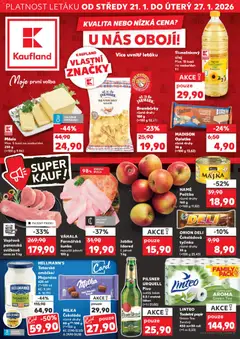 Náhled letáku Kaufland leták - Chomutov od 21.01.2026