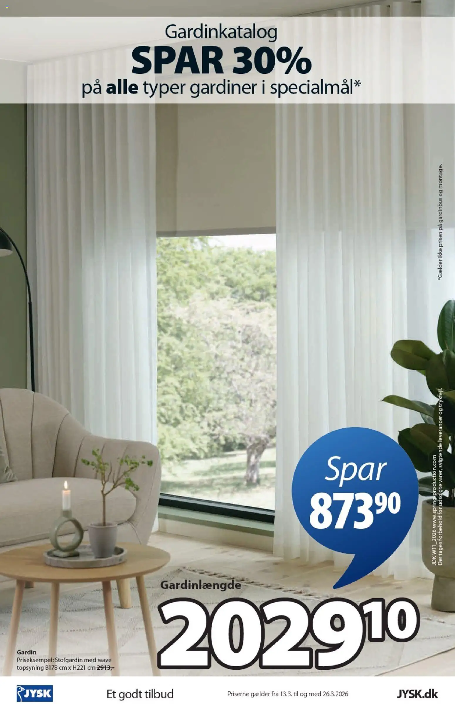 JYSK tilbudsavis – gyldig fra 13.03.2026 | Side: 24 | Produkter: Gardiner