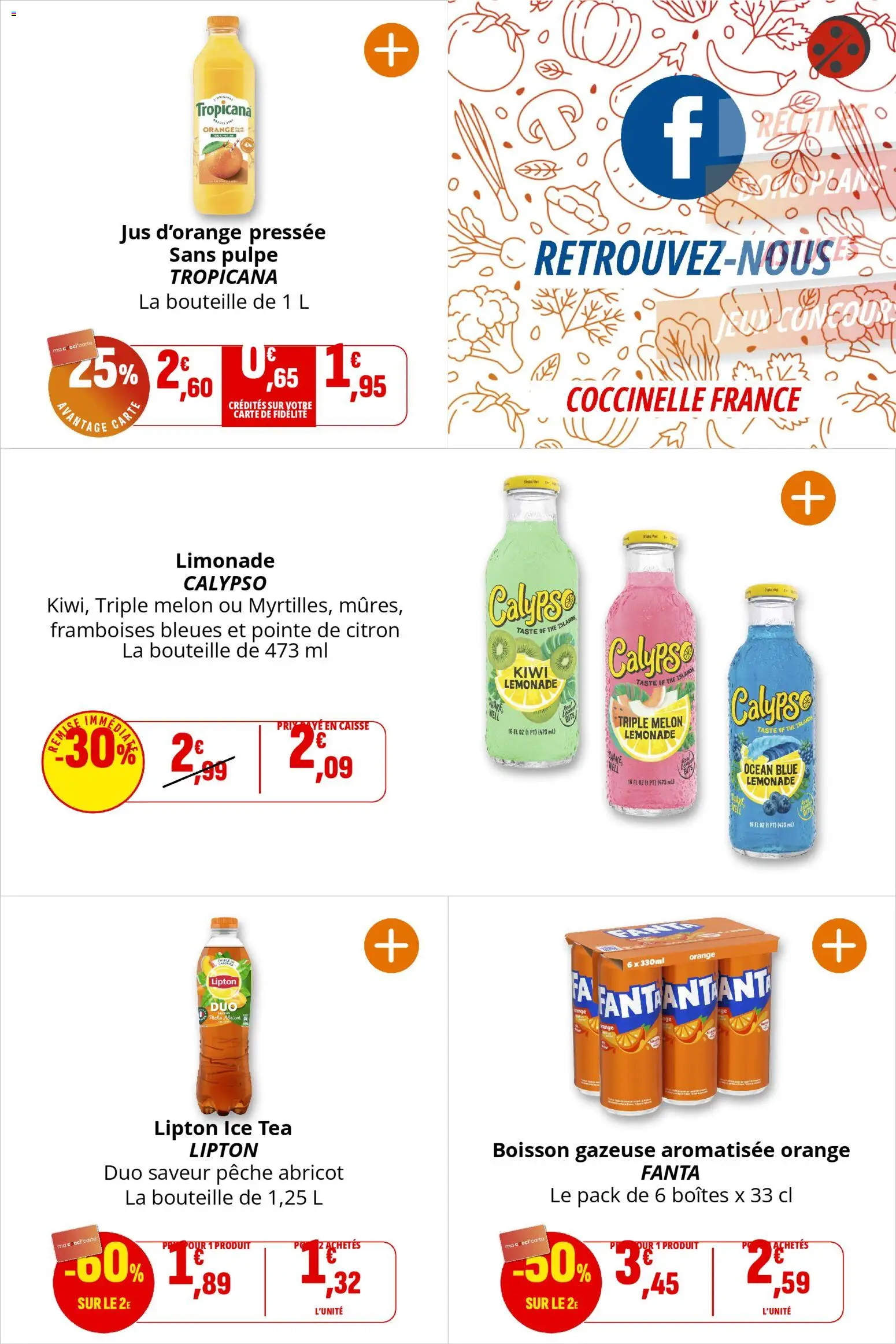 {H1} | Page: 32 | Produits: Abricot, Melon, Orange, Jus