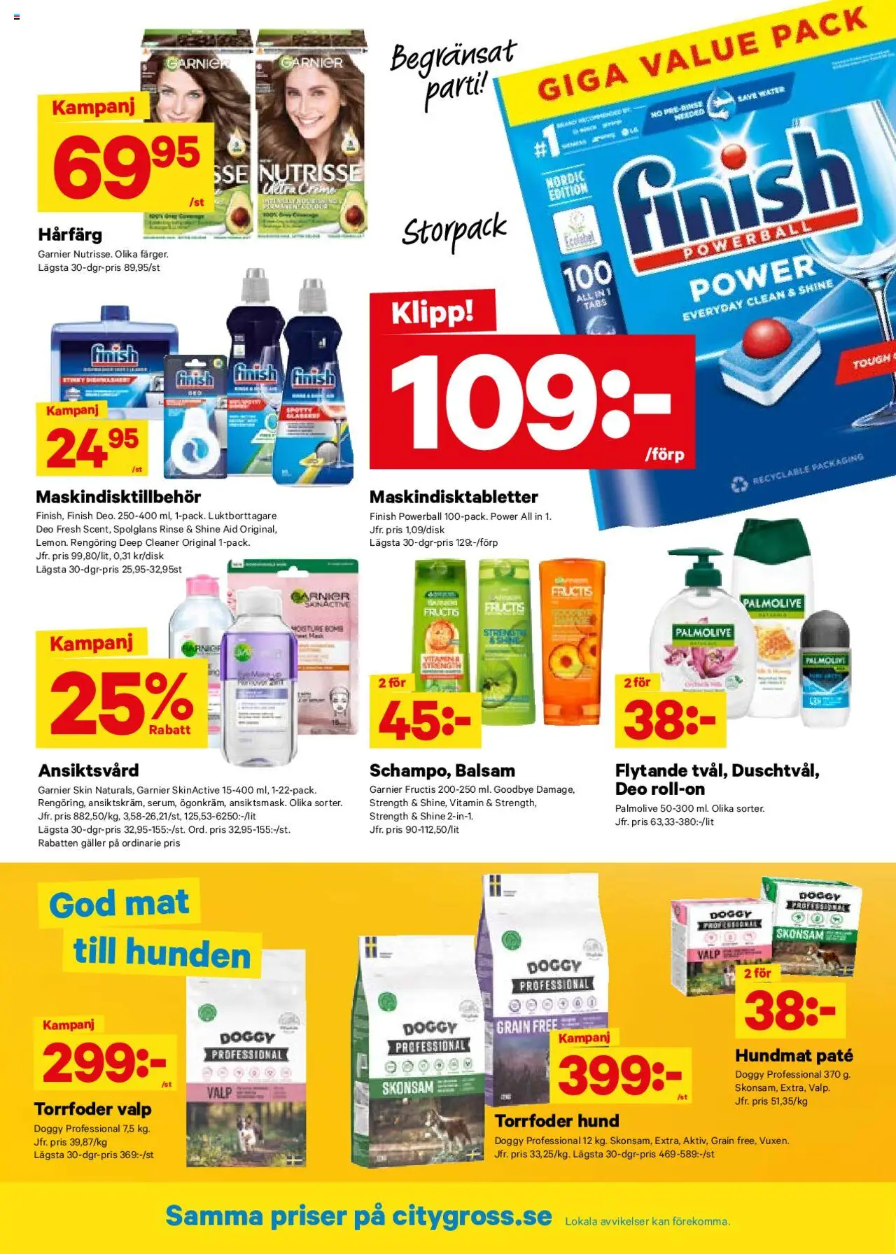 City Gross reklamblad aktuell från 22.09.2025 | Sida: 12 | Produkter: Balsam, Hårfärg, Galler, Hundmat