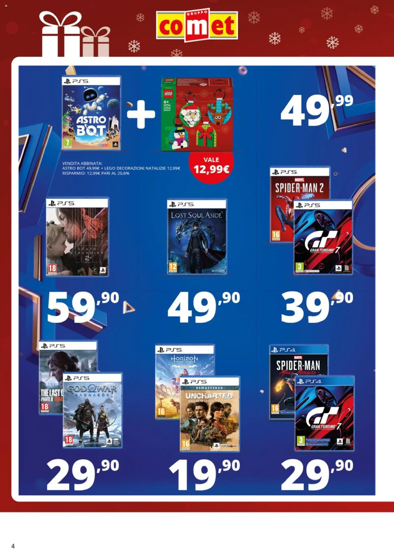 Volantino Comet del 05.12.2025 | Pagina: 4 | Prodotti: The, Decorazioni