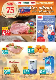 COOP Jednota leták platný od 24.10.2025