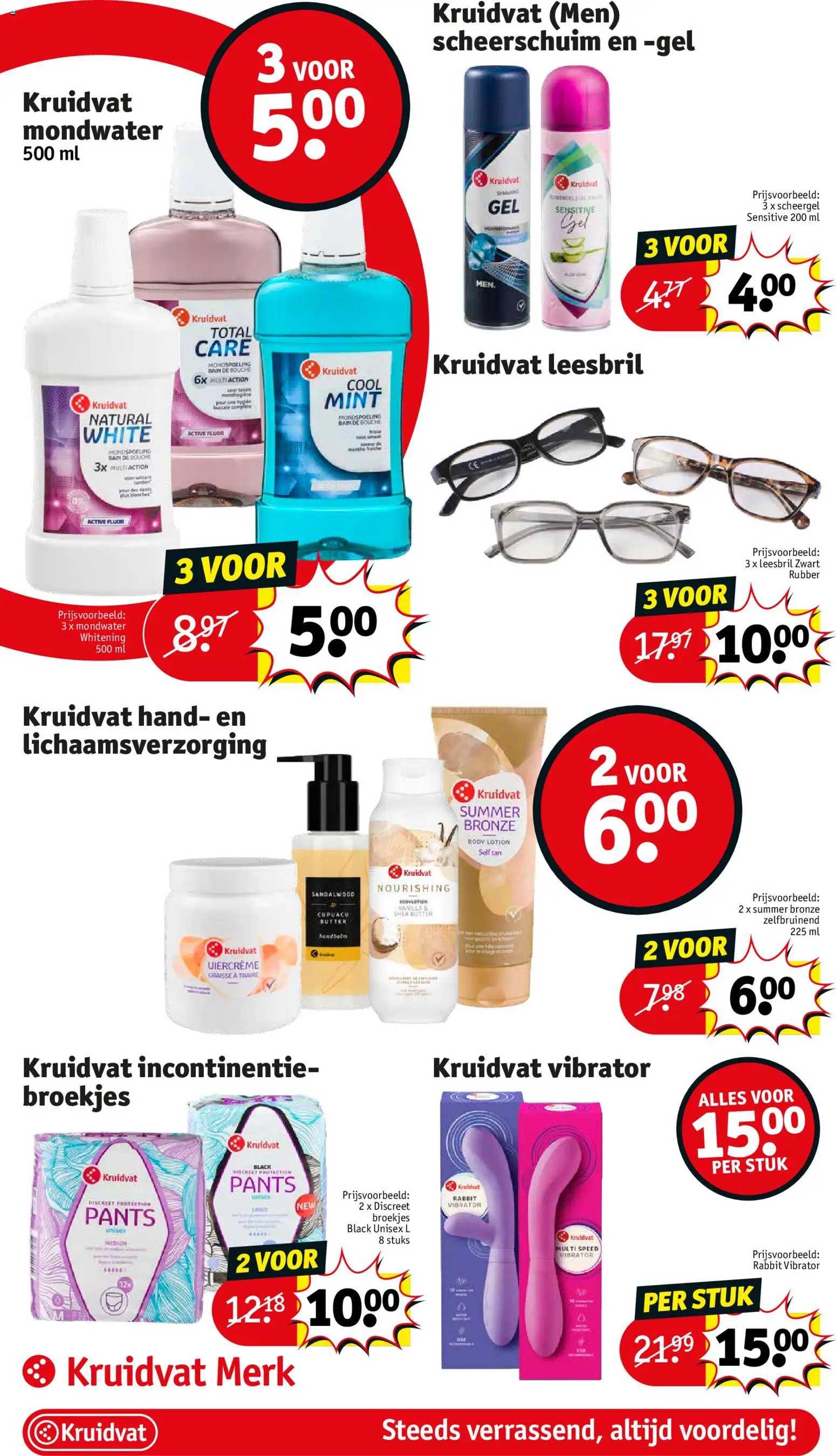 {H1} | Pagina: 6 | Producten: Gel, Mondspoeling, Scheerschuim, Mondwater