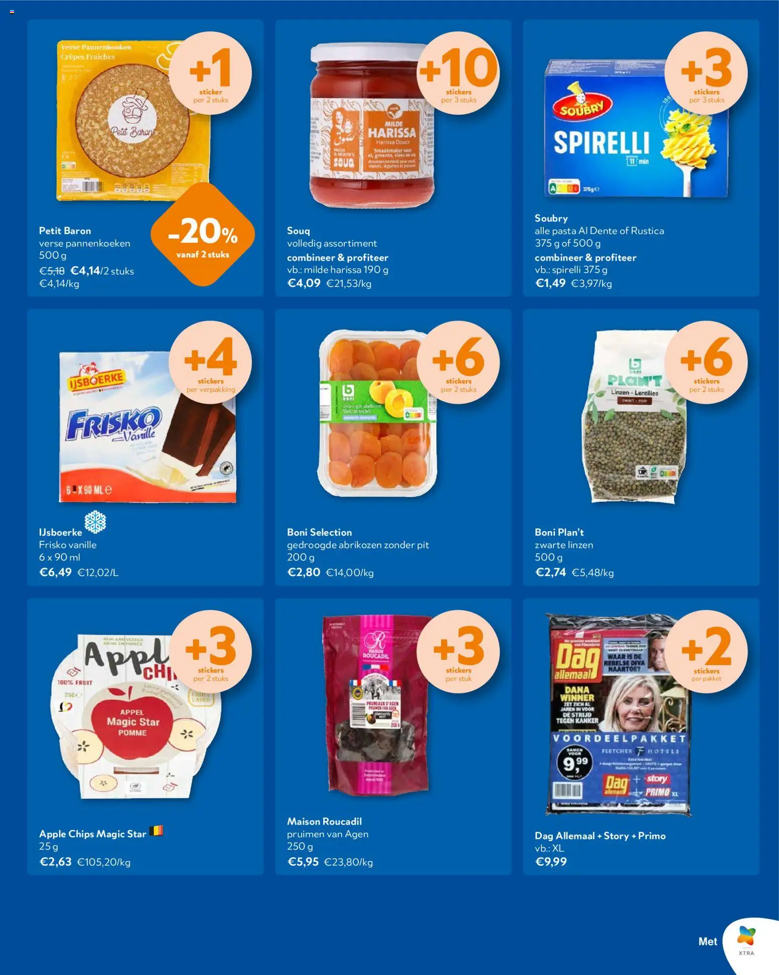 {H1} | Pagina: 9 | Producten: Pannenkoeken, Linzen, Stickers, Fruit