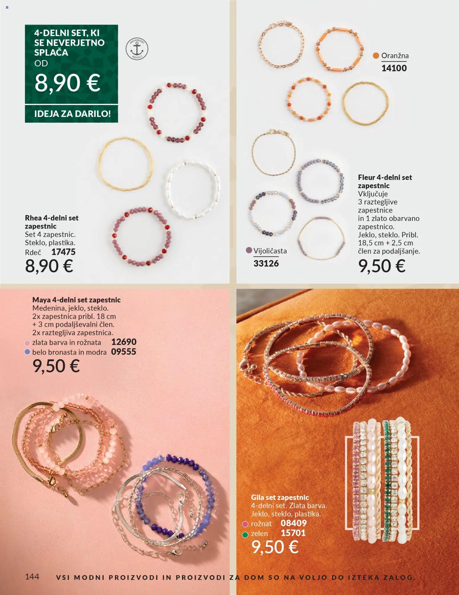 Novi Avon katalog ponudbe – veljaven od 01.10.2025 | Stran: 144 | Izdelki: Zapestnica, Barva