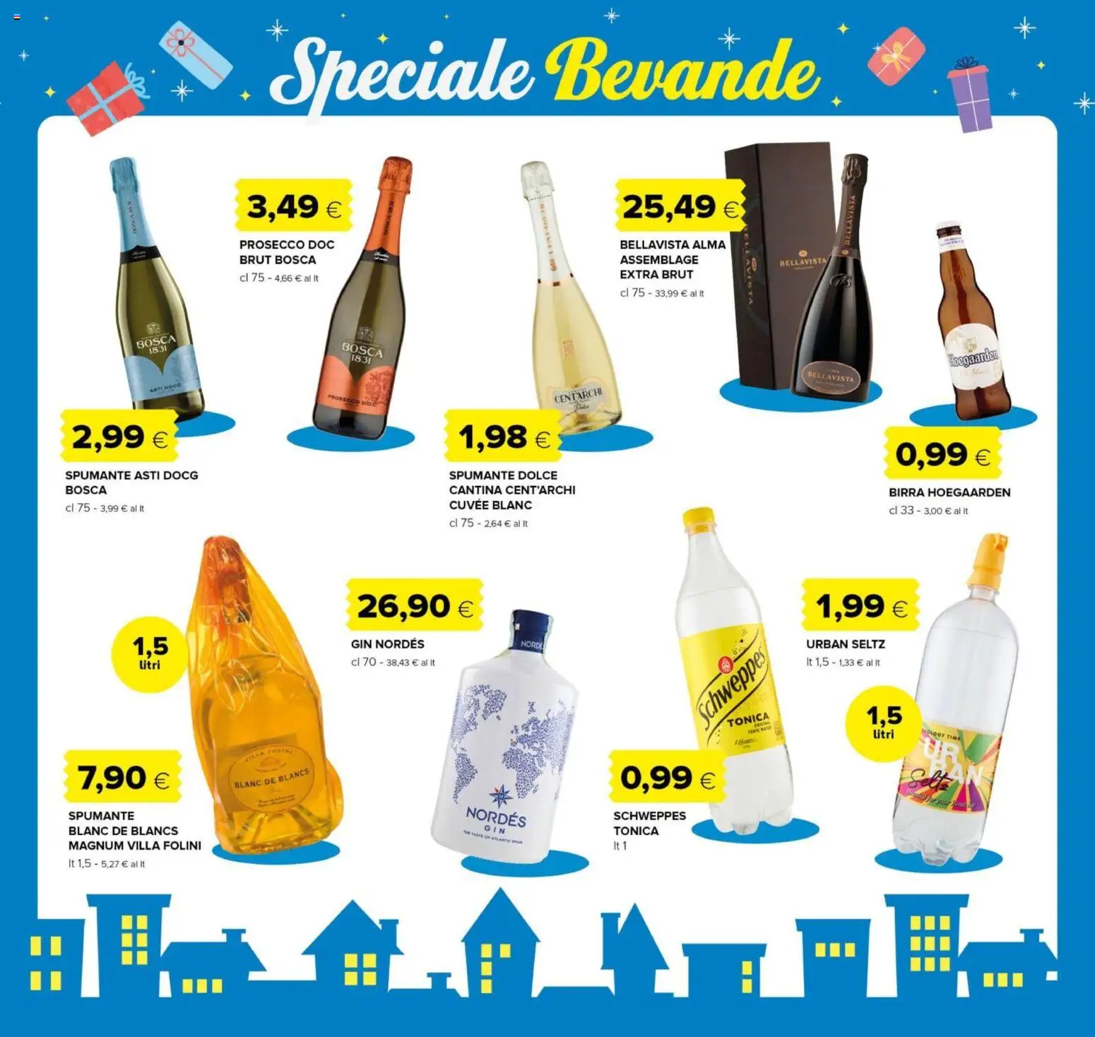 Volantino Oasi del 27.12.2025 | Pagina: 7 | Prodotti: Birra, Gin, Prosecco, Spumante