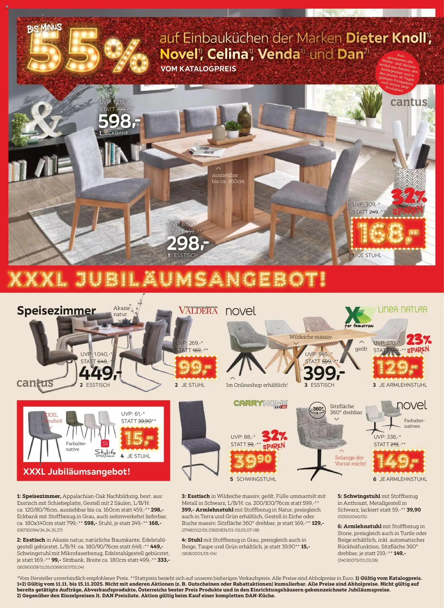 XXXLutz Jubiläums - Joker gültig ab 11.11.2025 | Seite: 8 | Produkte: Stuhl