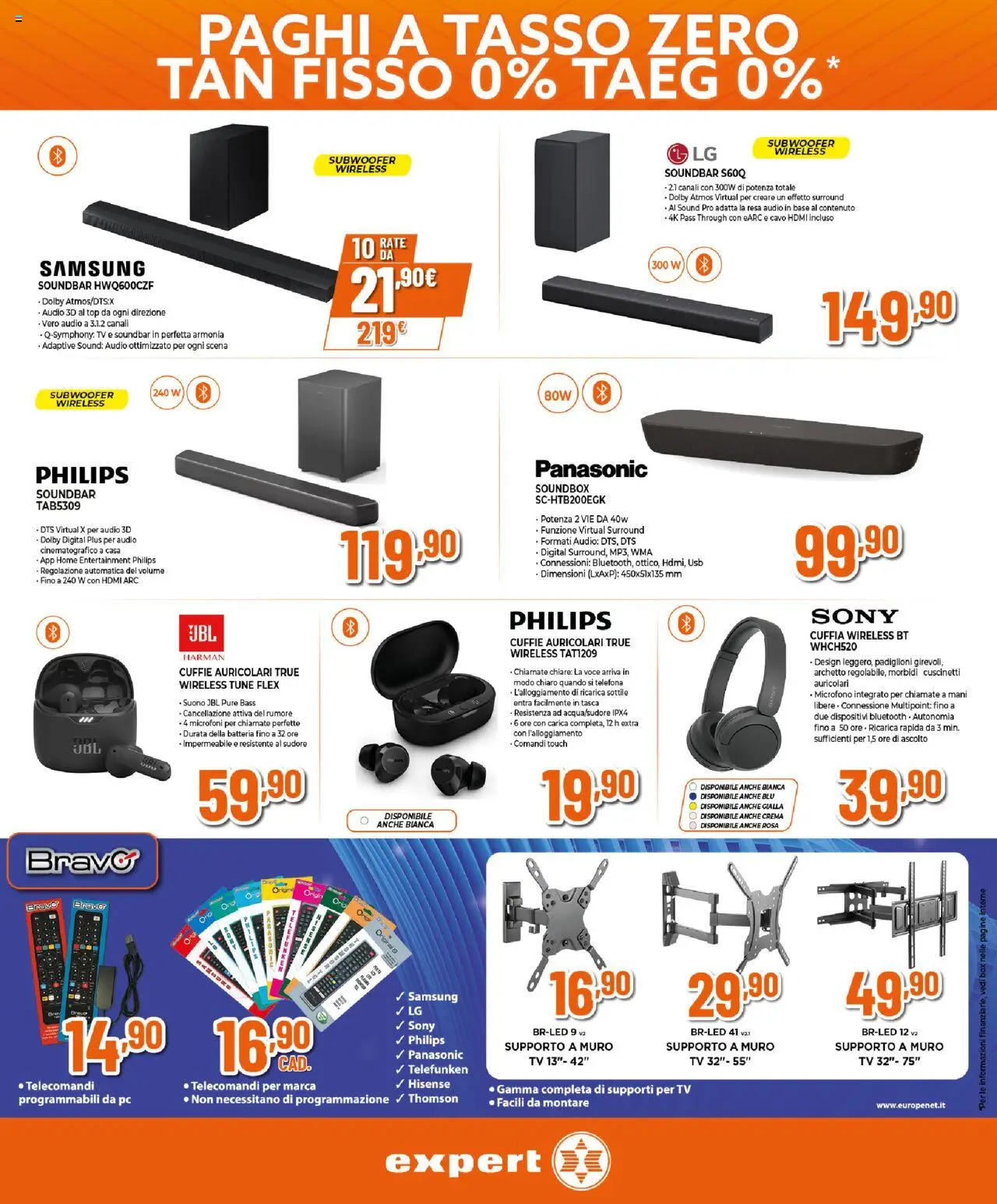 Volantino Expert del 25.09.2025 | Pagina: 14 | Prodotti: Soundbar, PC, Cavo, Microfono