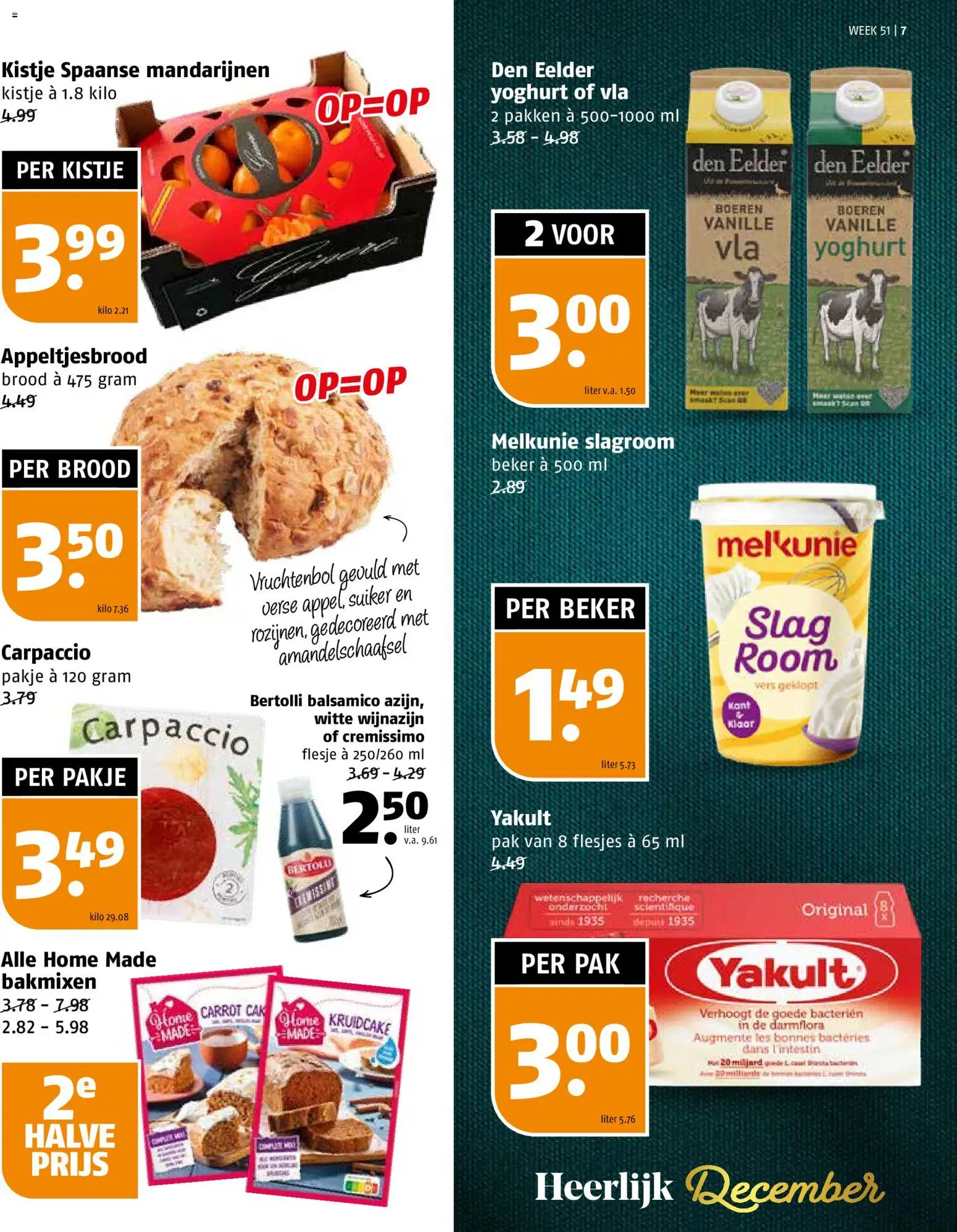 {H1} | Pagina: 7 | Producten: Brood, Mandarijnen, Room, Pavilon