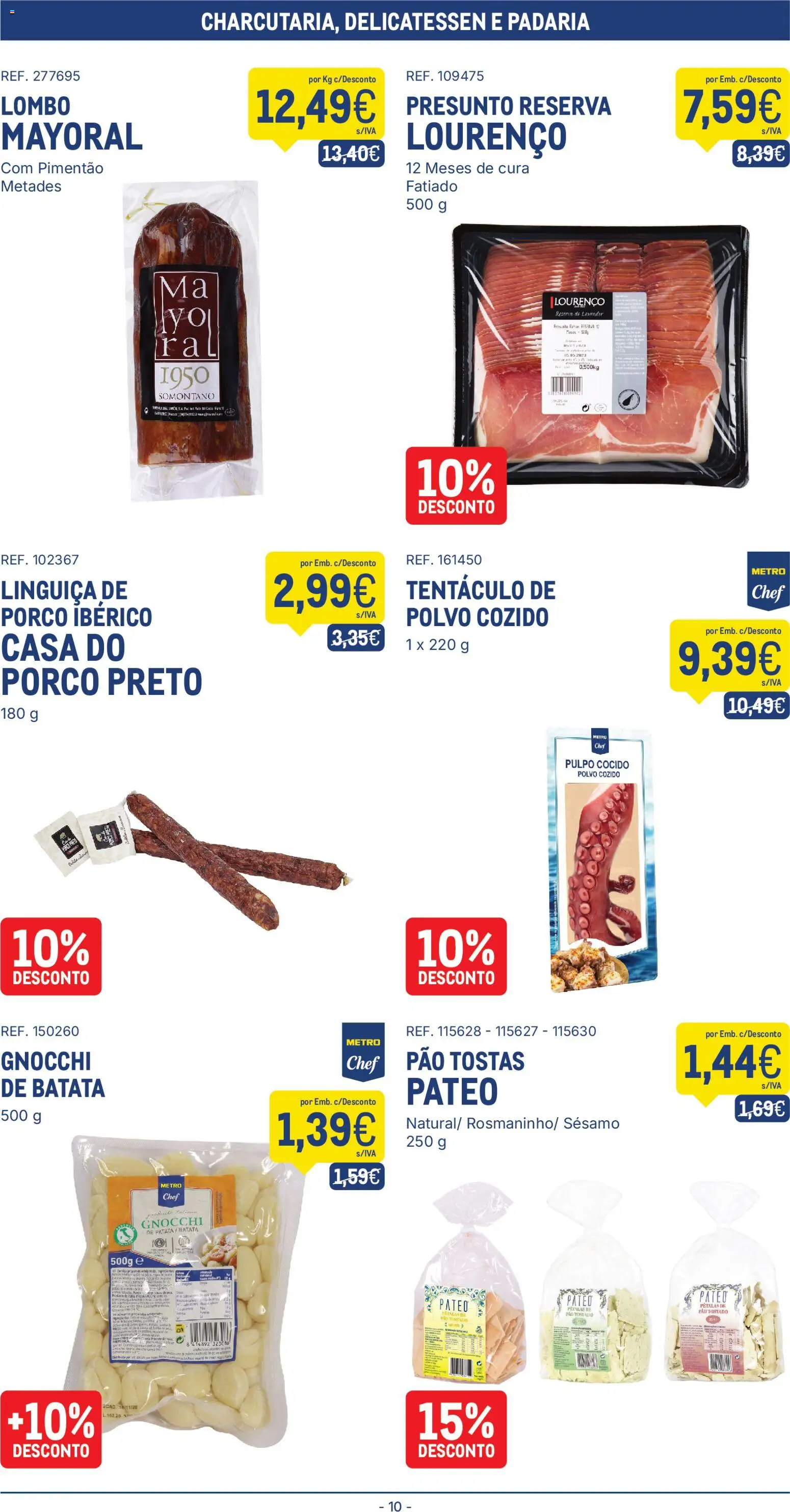 Makro folheto │ válido de 09.12.2025 | Página: 10 | Produtos: Batata, Top, Padaria, Lombo