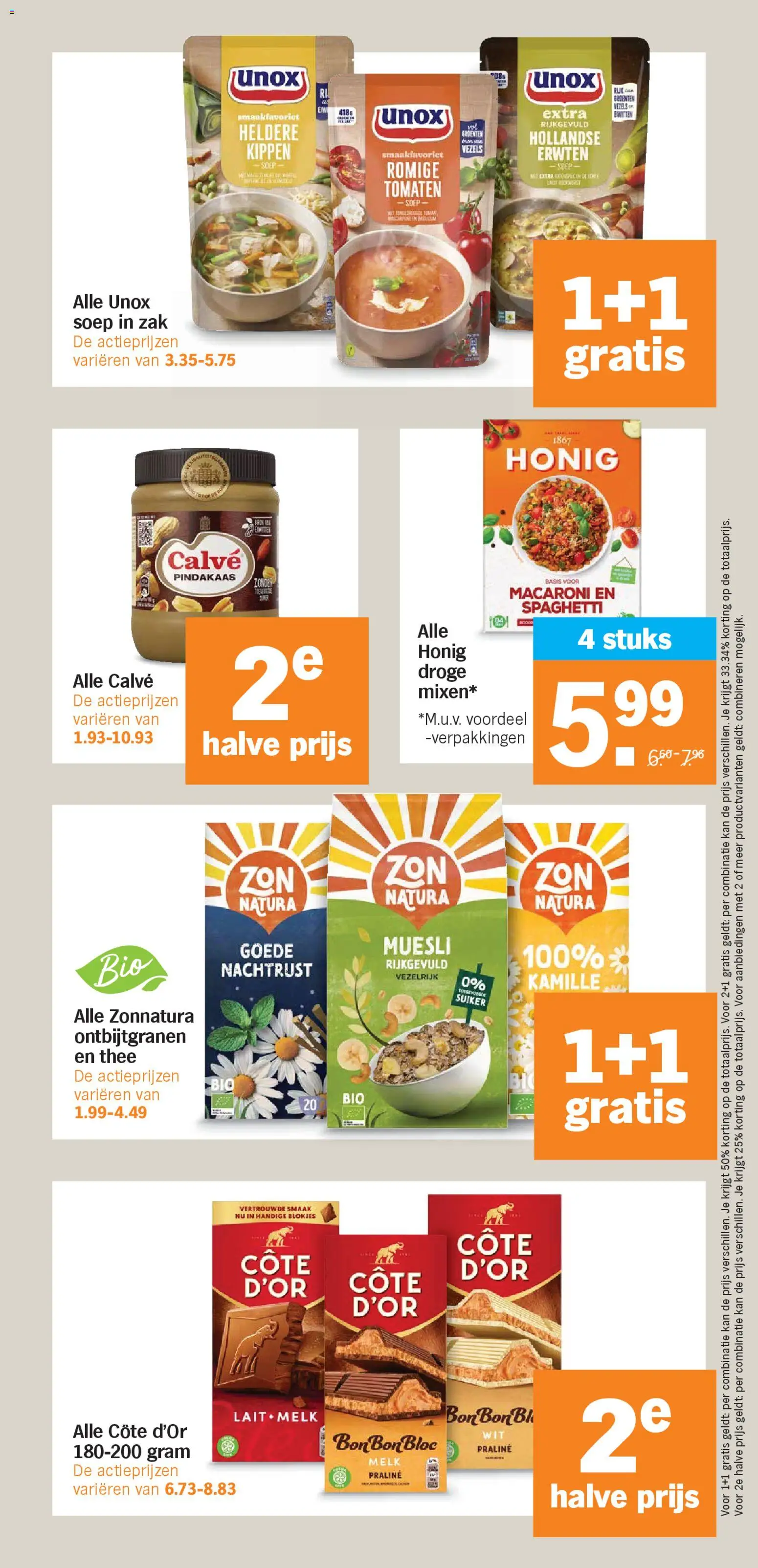 {H1} | Pagina: 19 | Producten: Waffelini, Thee, Kan, Muesli