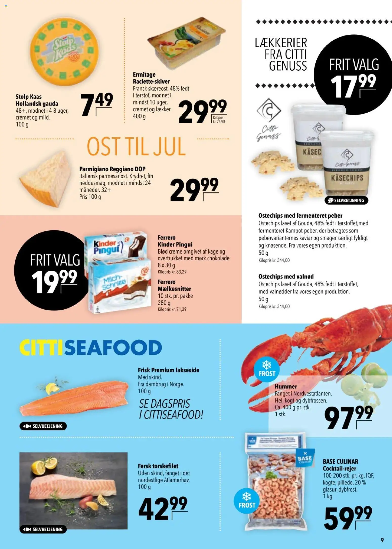 CITTI tilbudsavis – gyldig fra 26.11.2025 | Side: 9 | Produkter: Valnødder, Peber, Søm, Torskefilet
