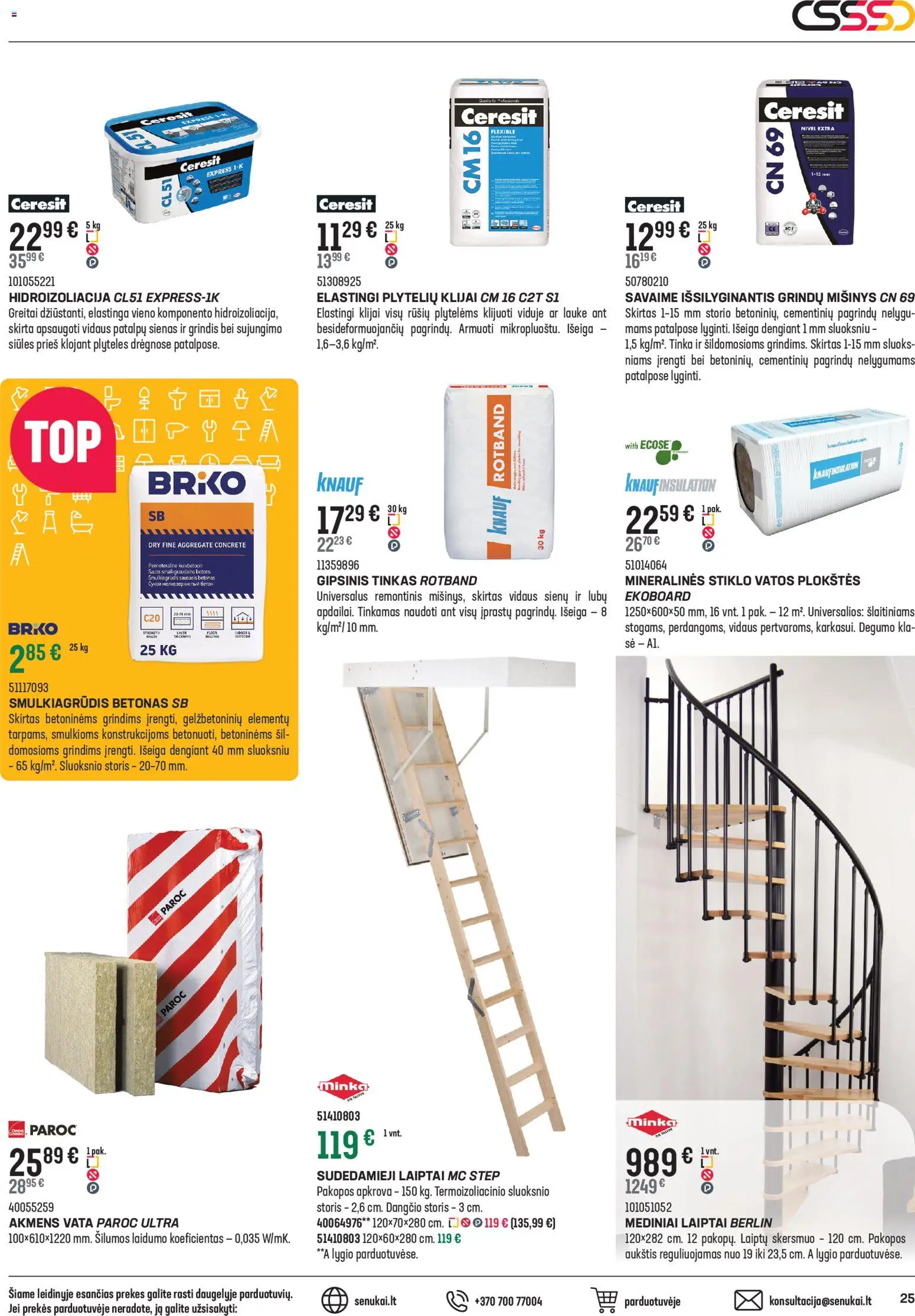 Senukai akcijos nuo 12.11.2025 | Puslapis: 25 | Prekių: Vata