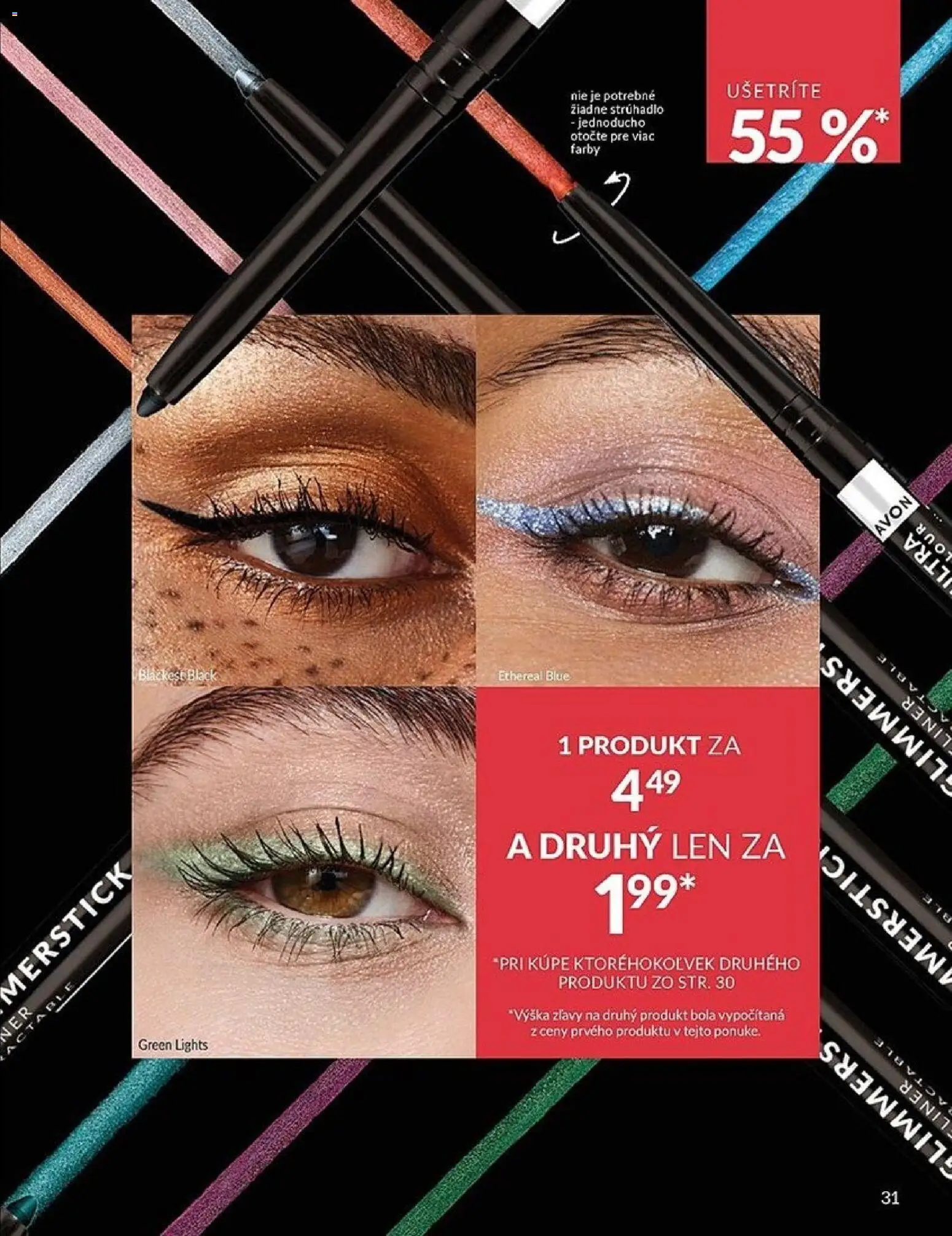 Nové Avon akcie – leták je platný od 01.01.2026 | Strana: 31 | Produkty: Strúhadlo