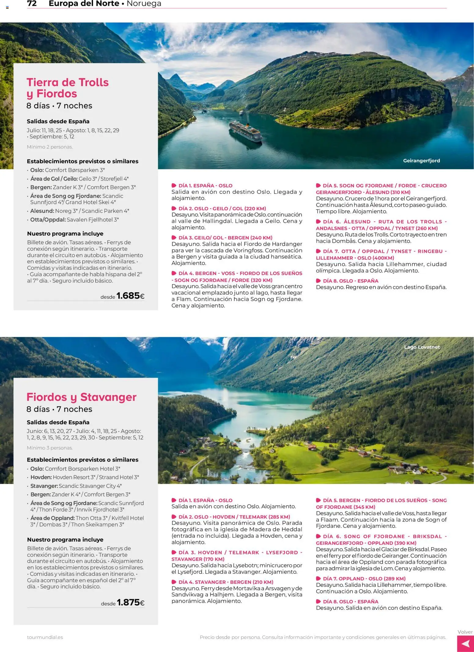 Viajes El Corte Inglés Europa │ válido desde el 01.01.2026 | Página: 72