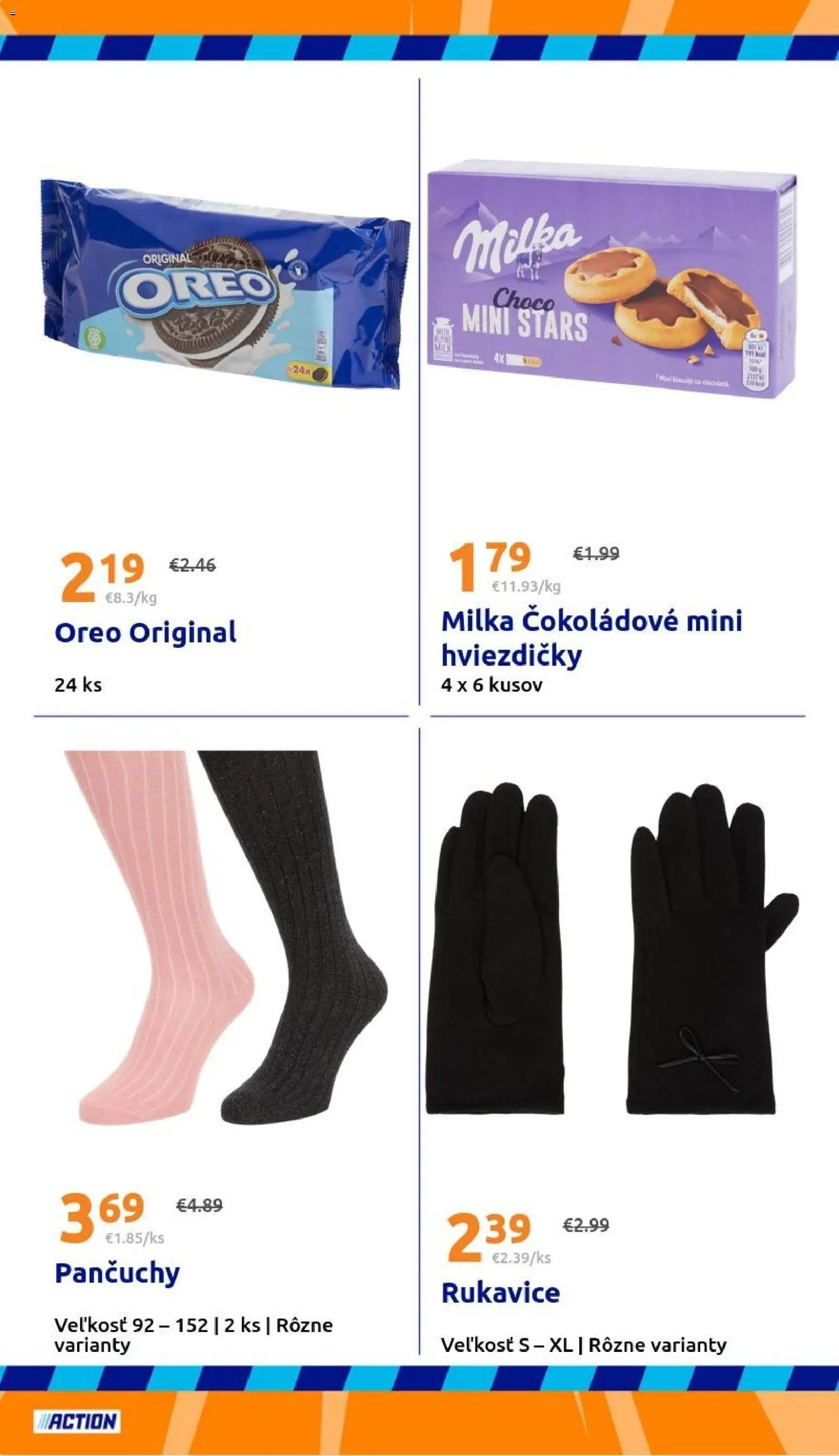 Nové Action akcie – leták je platný od 31.12.2025 | Strana: 24 | Produkty: Milka, Rukavice