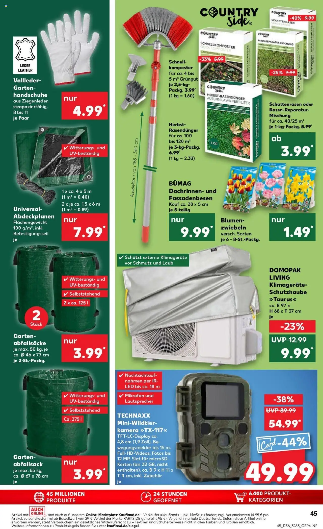 Kaufland prospekt Sonneberg	 – gültig ab 04.09.2025 | Seite: 43 | Produkte: Kamera, Mikrofon, Blumen, Handschuhe