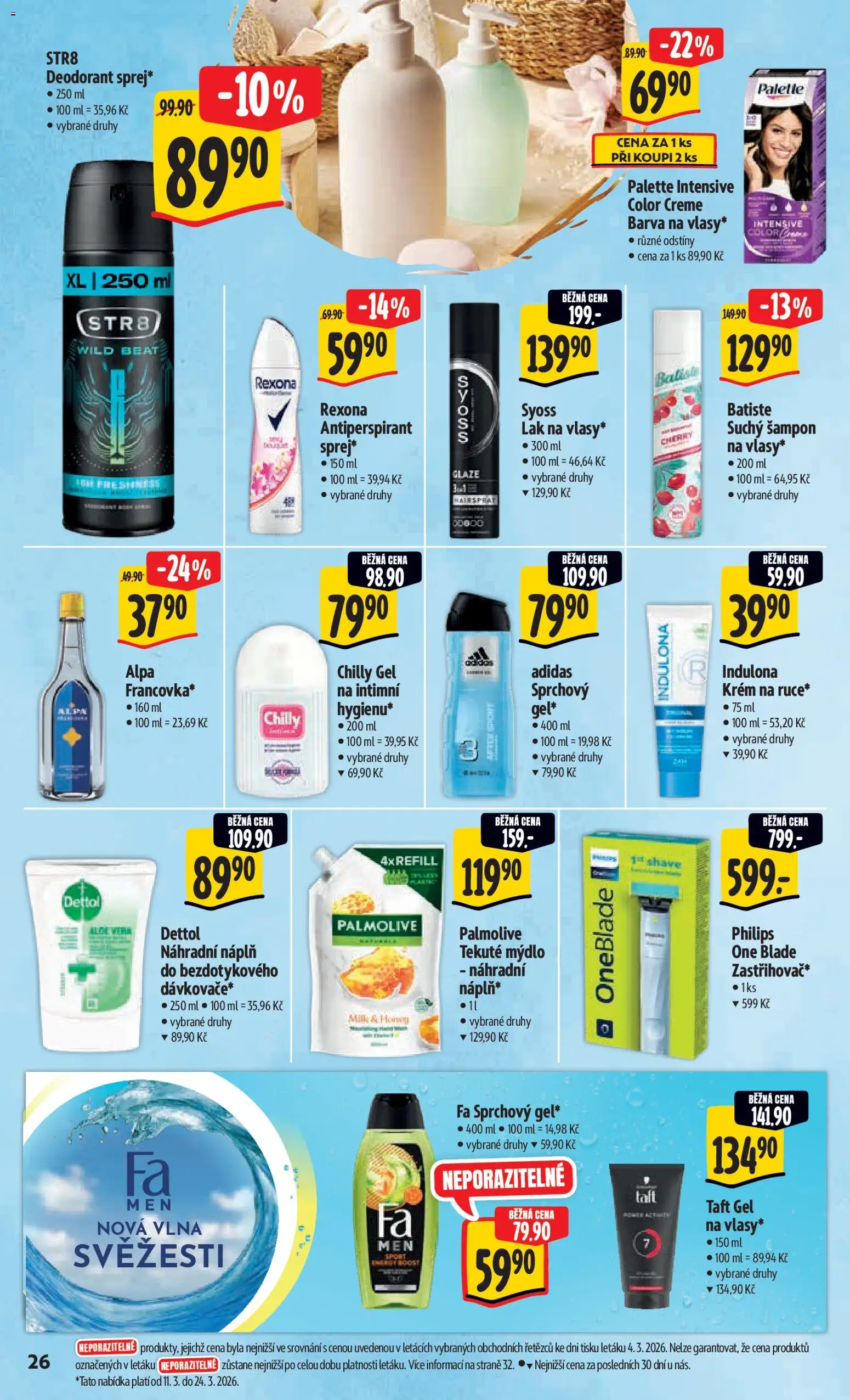 Albert leták - Hypermarket od 11.03.2026 | Strana: 36 | Produkty: Deodorant, Krém, Dettol, Suchý šampon