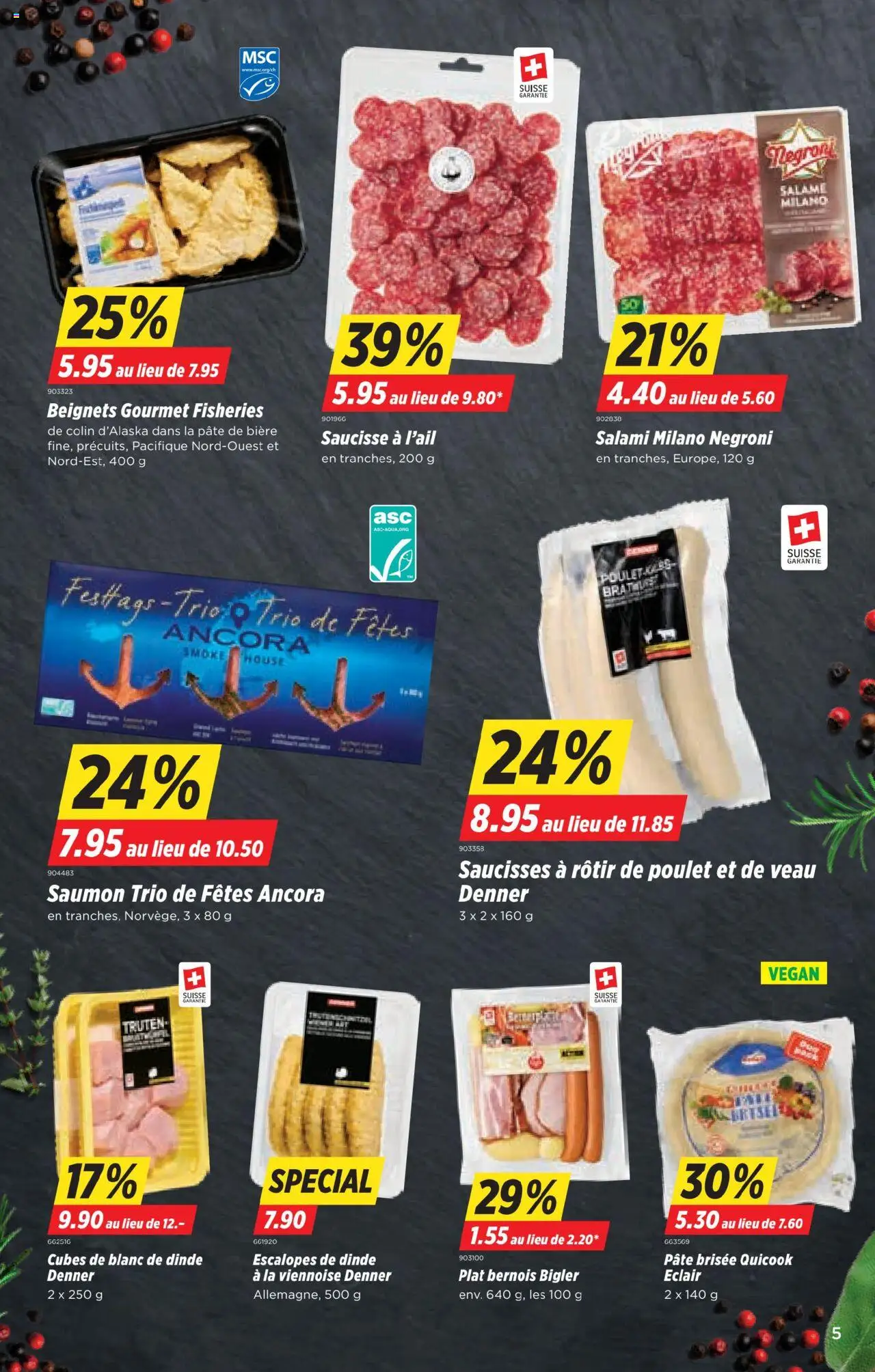 Denner Aktionen FR – gültig ab 14.10.2025 | Seite: 5 | Produkte: Salami