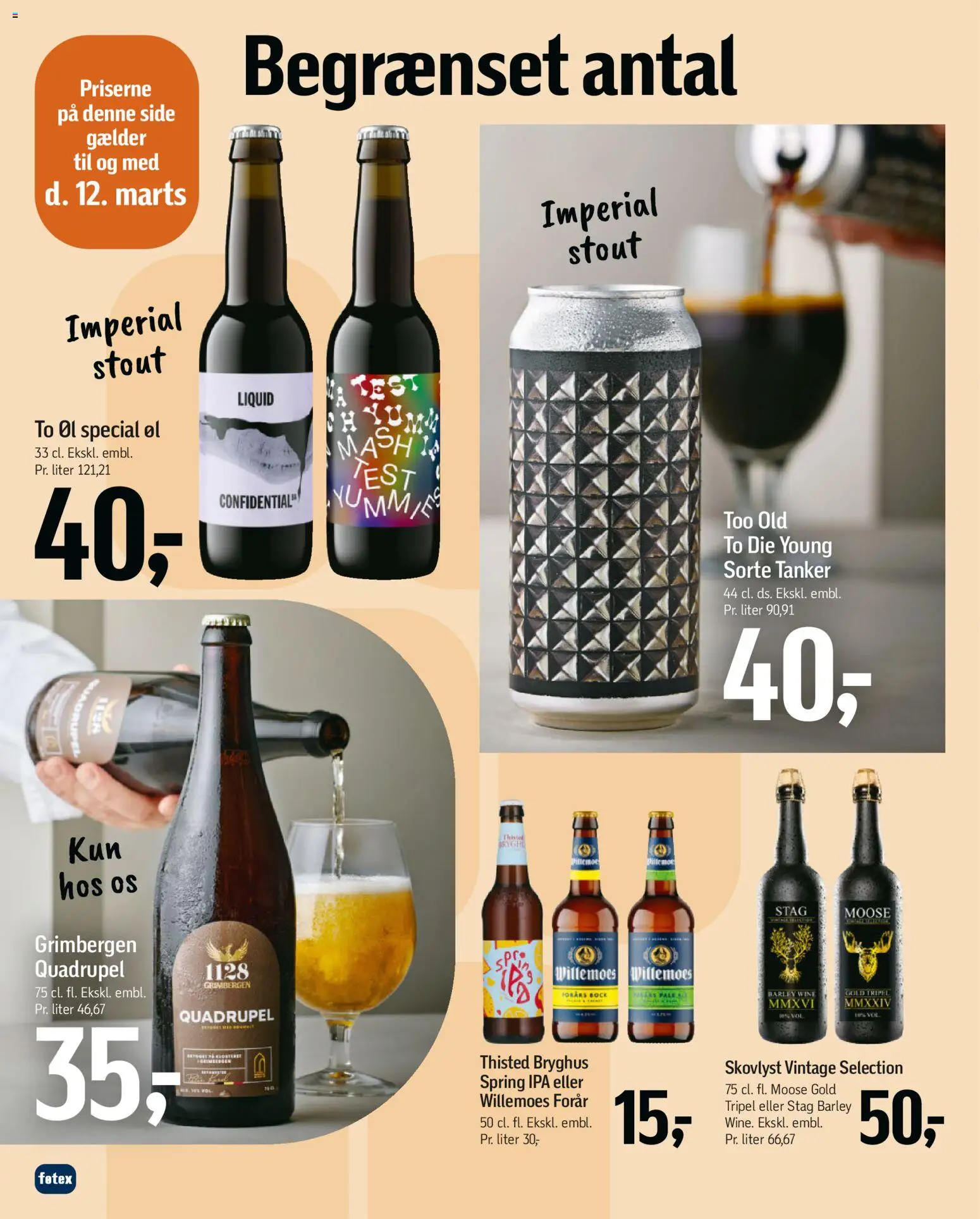 Føtex tilbudsavis – gyldig fra 27.02.2026 | Side: 48 | Produkter: Øl