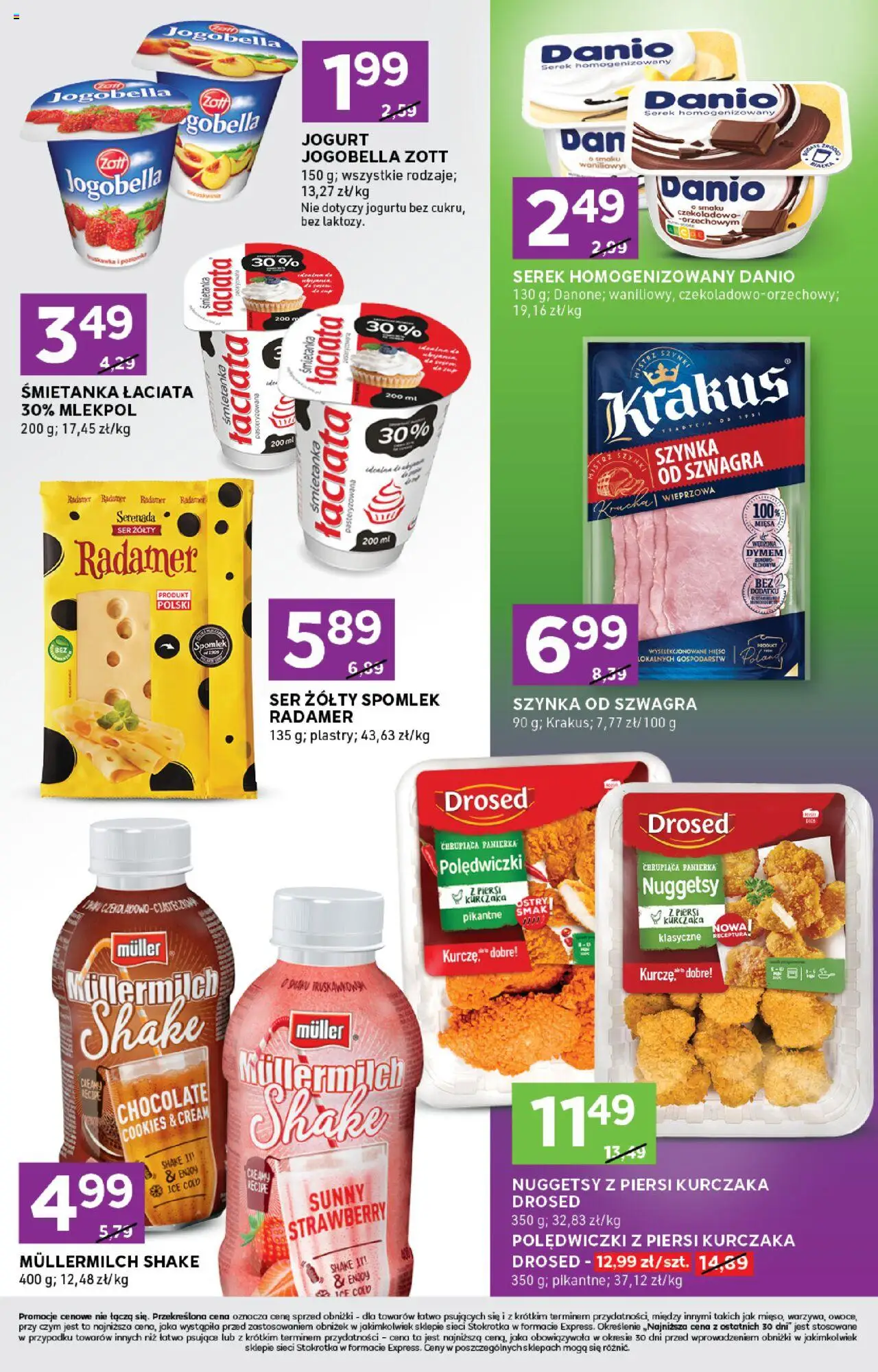 Stokrotka Gazetka - Express od 21.08.2025 | Strona: 3 | Produkty: Ser żółty, Piersi, Serek homogenizowany, Stokrotka