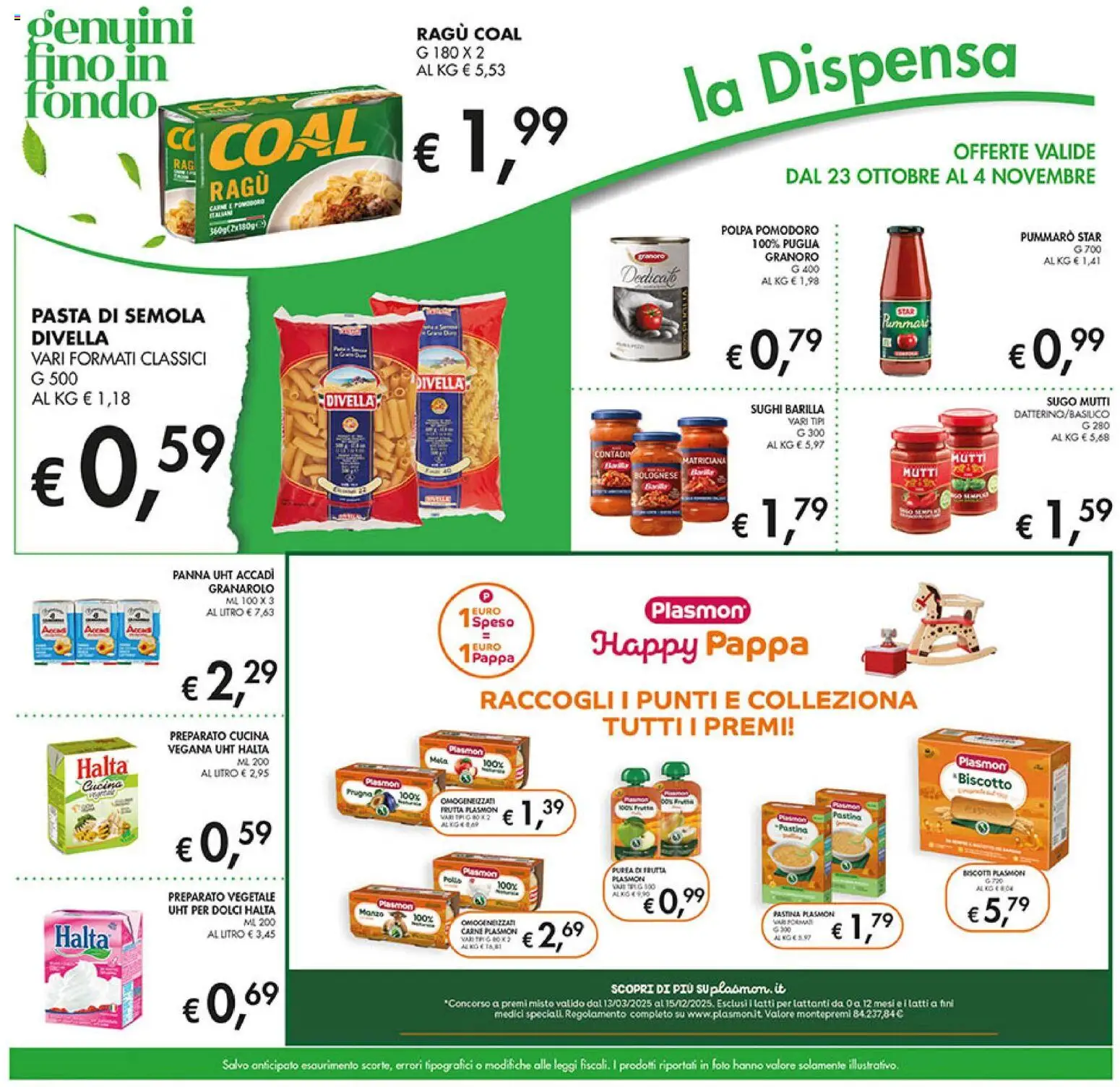 Volantino Coal del 23.10.2025 | Pagina: 19 | Prodotti: Manzo, Frutta, Mutti, Sugo
