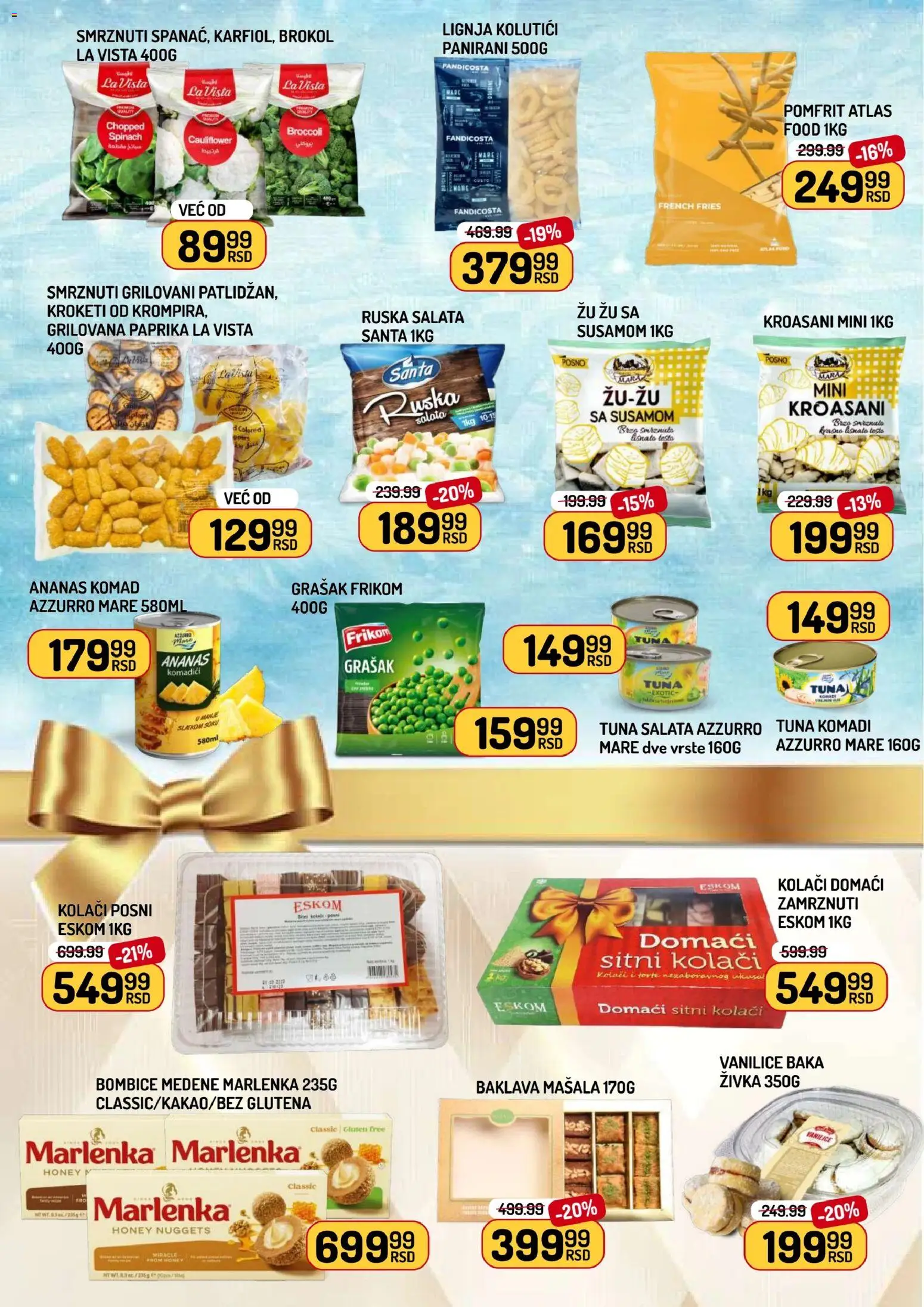 Aman katalog - važi od 07.11.2025 | Strana: 6 | Proizvode: Ruska salata, Lisnato testo, Grašak, Paprika