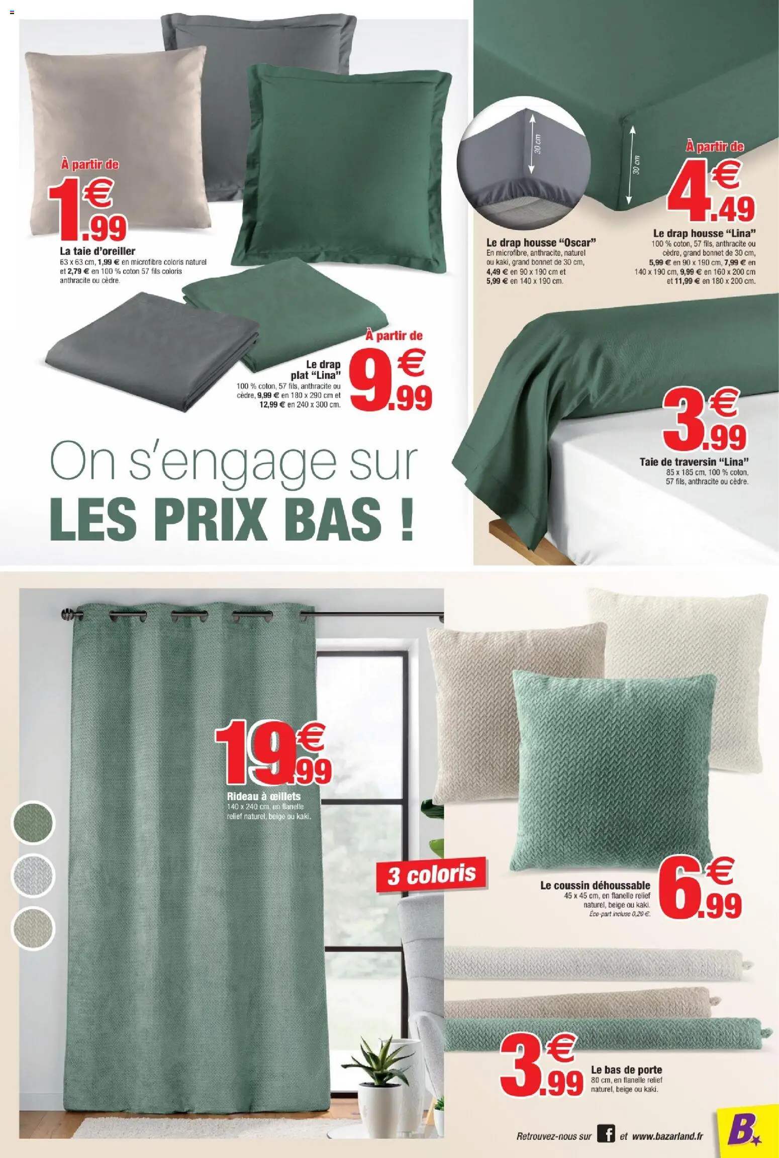 {H1} | Page: 5 | Produits: Bonnet, Taie d'oreiller, Porte, Rideau