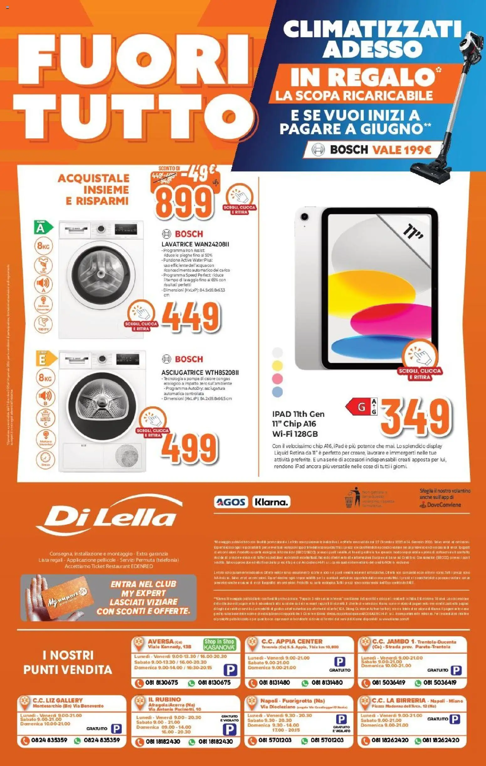 Volantino Expert del 27.12.2025 | Pagina: 33 | Prodotti: Lavatrice, Asciugatrice, Scopa, Ipad