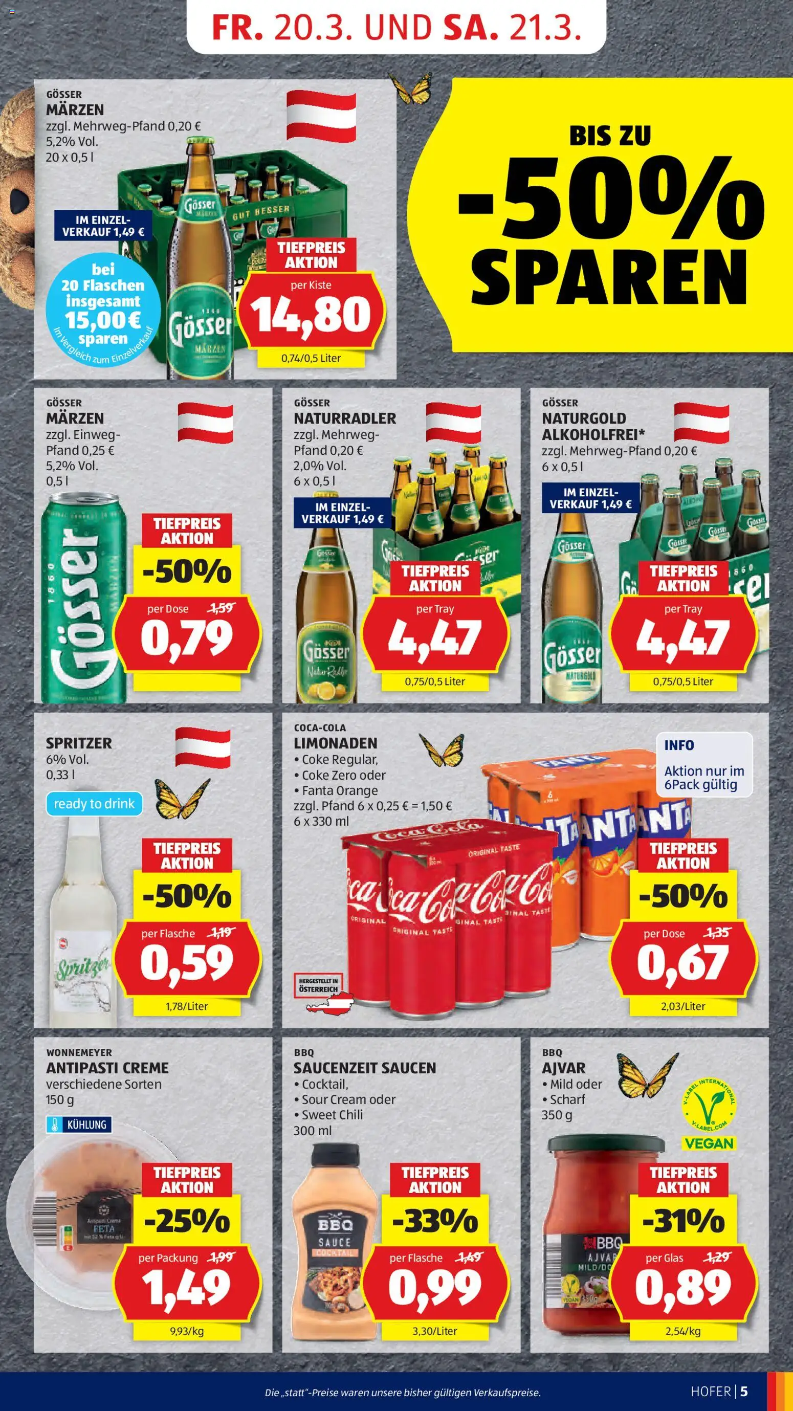 Hofer Flugblatt gültig ab 23.03.2026 | Seite: 7 | Produkte: Chili, Creme