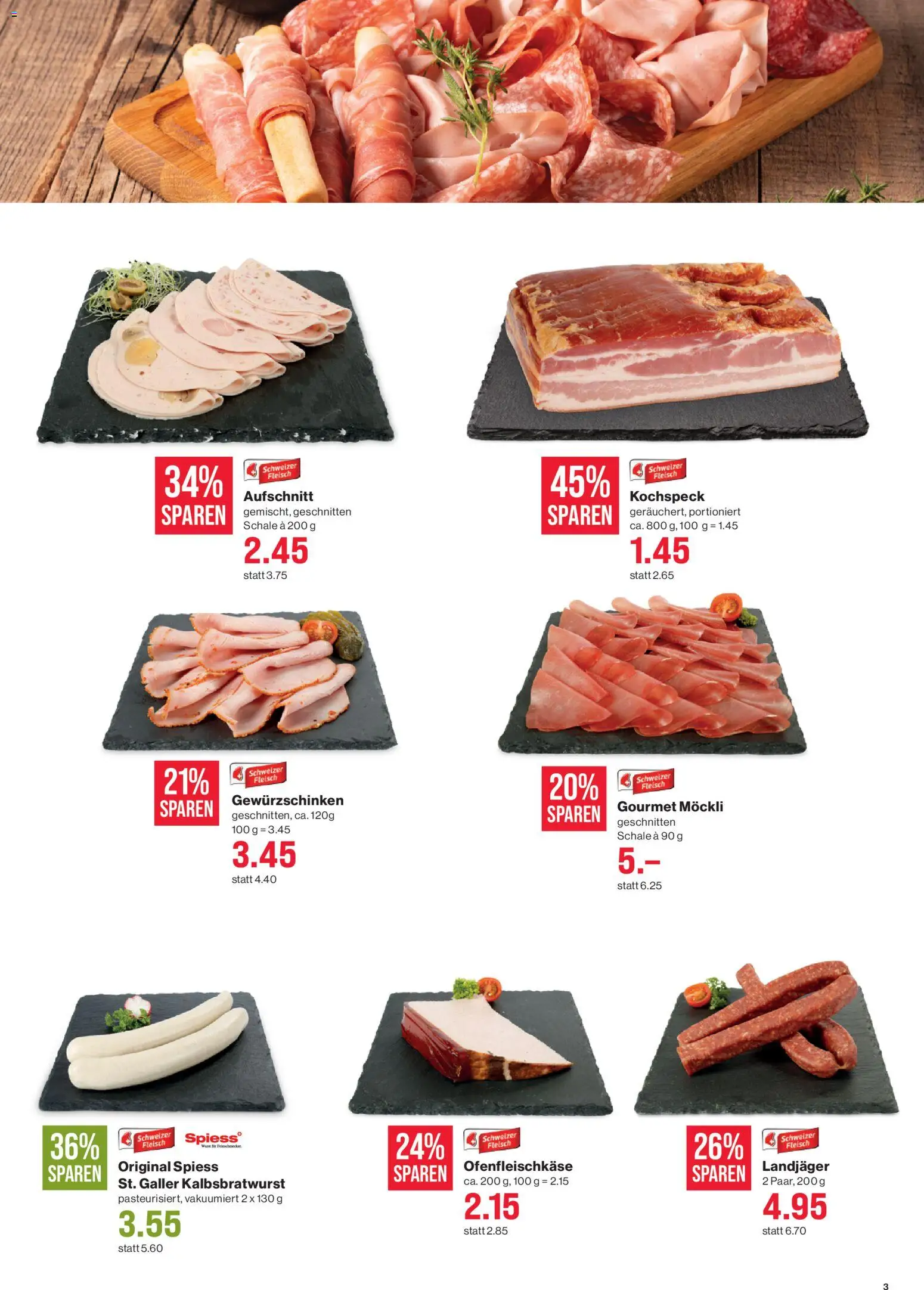 SPAR Aktionen – gültig ab 31.12.2025 | Seite: 3 | Produkte: Wurst