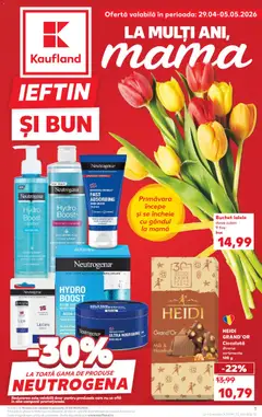 Ofertele Kaufland valabile de la 29.04.2026