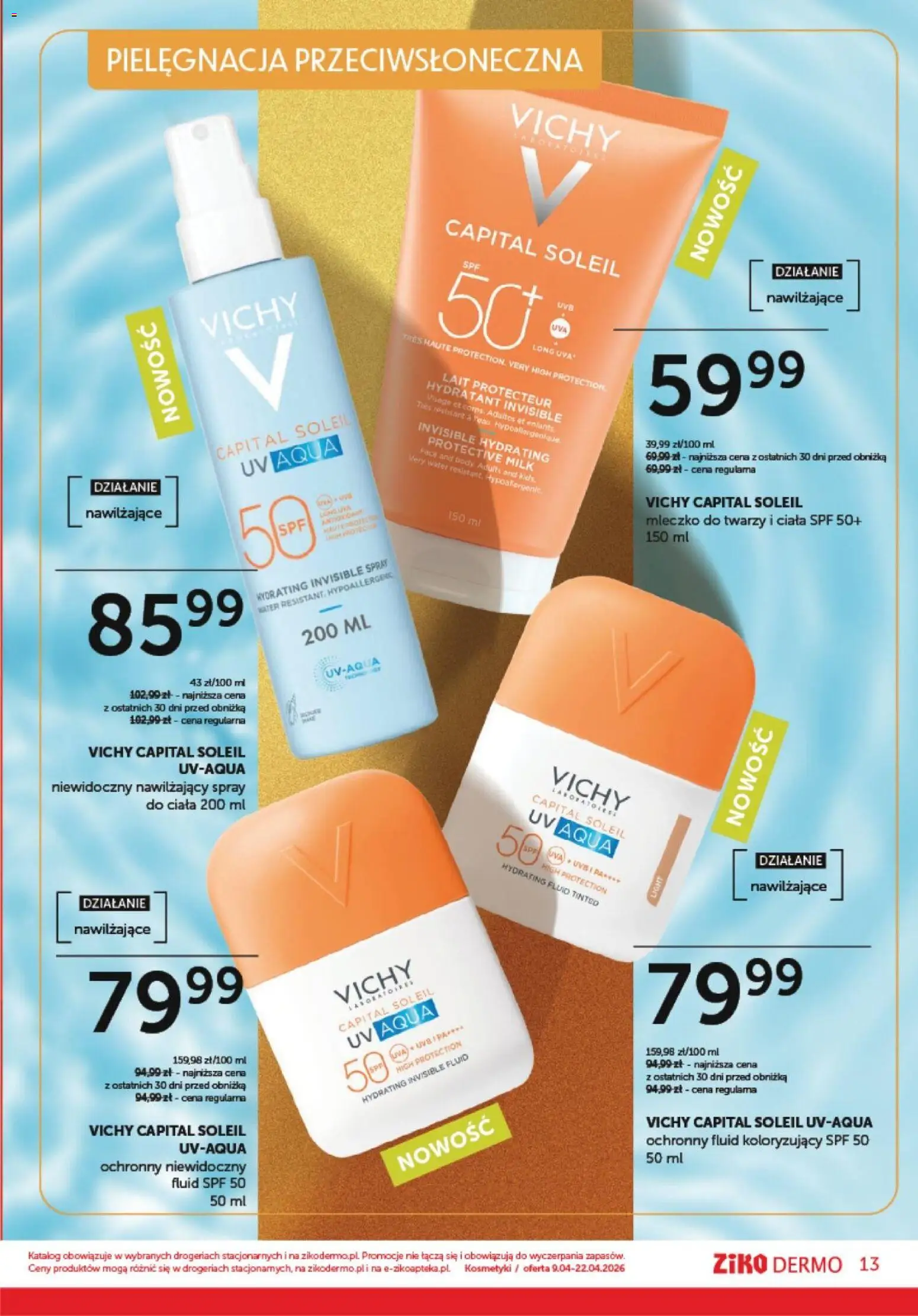 Ziko gazetka od 09.04.2026 | Strona: 13 | Produkty: Kosmetyki, Body