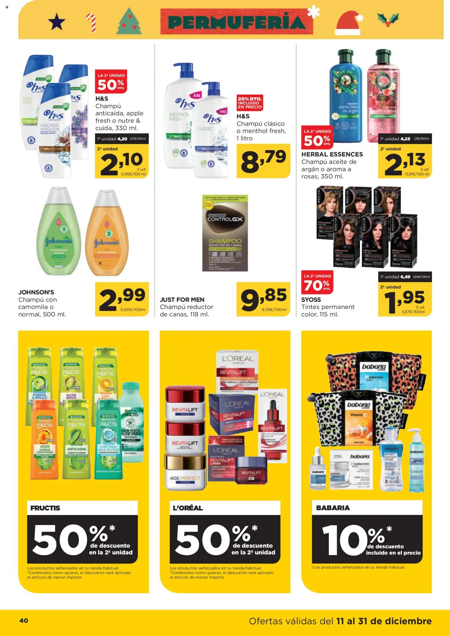 Alimerka folleto Asturias │ válido desde el 11.12.2025 | Página: 42 | Productos: Champú, Aceite, Apple