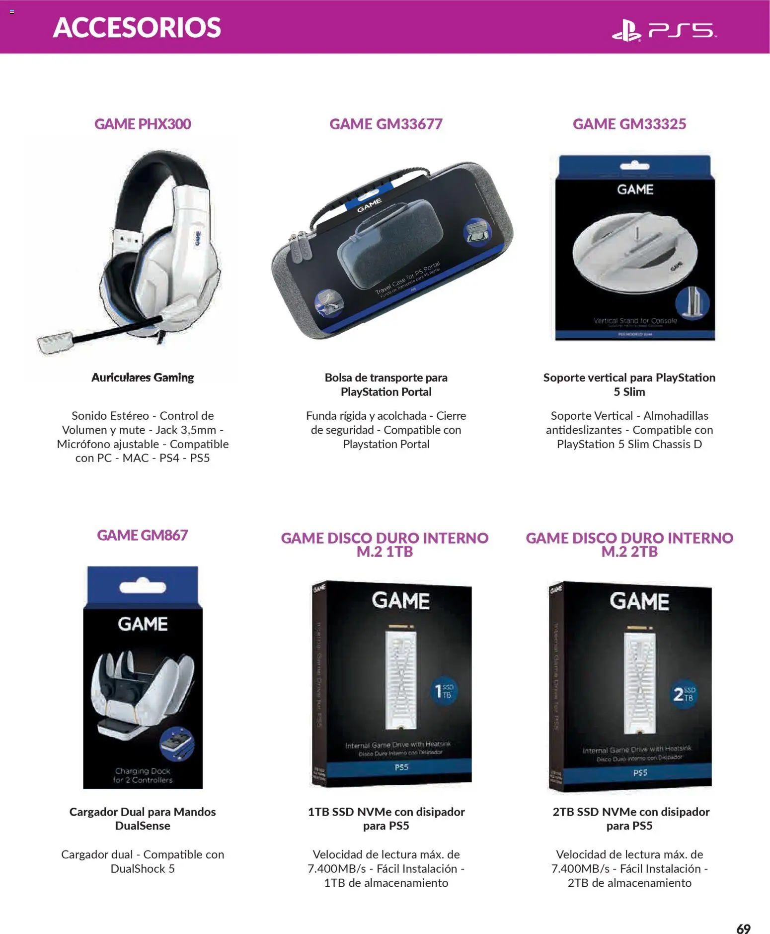 Game folleto │ válido desde el 03.12.2025 | Página: 69 | Productos: Mac, Disco, Funda, Bolsa