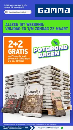 GAMMA folder - Voorbeeld van een folder van GAMMA, geldig van 16.03.2026