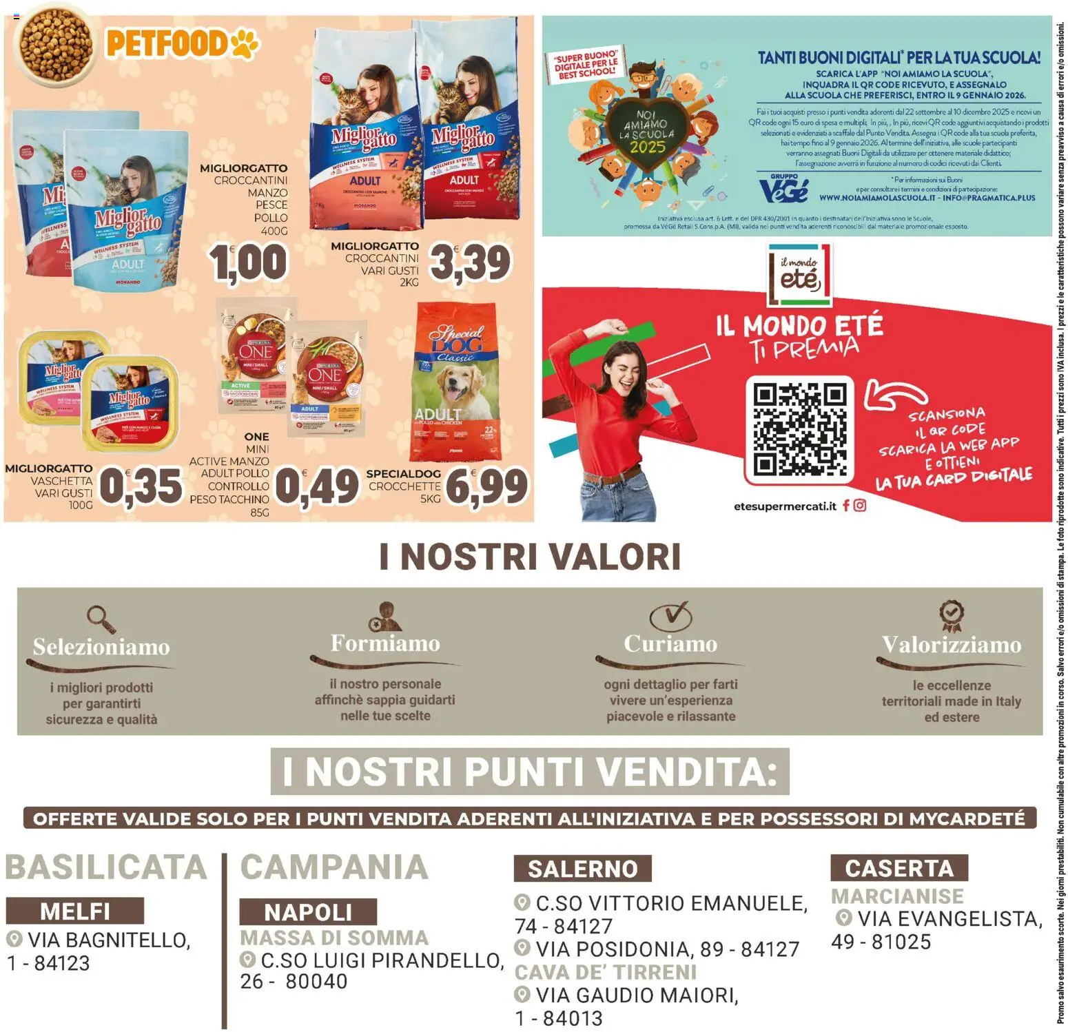 Volantino Eté del 21.11.2025 | Pagina: 24 | Prodotti: Pollo, Manzo, Crocchette, Scaffale