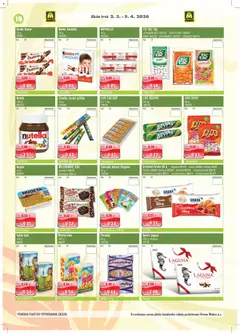 Makos leták platný od 02.03.2026 | Strana: 10 | Produkty: Kinder, Kinder Bueno, Čokoláda, Nutella