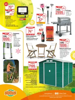 Náhled letáku Globus leták - Jaro od 18.03.2026 | Strana: 12 | Produkty: Polštářky, Grilovací brikety, Stůl, Reflektor