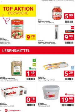 Transgourmet Flugblatt ab 10.11.2025 gültig | Seite: 17 | Produkte: Libacomb, Pizza, Bourbon