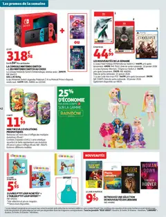 Auchan - Prévisualisation de Auchan - Chandeleur produits frais valide à partir de 20.01.2026 | Page: 42 | Produits: Vidéo, Couches, Tablier, Jeux