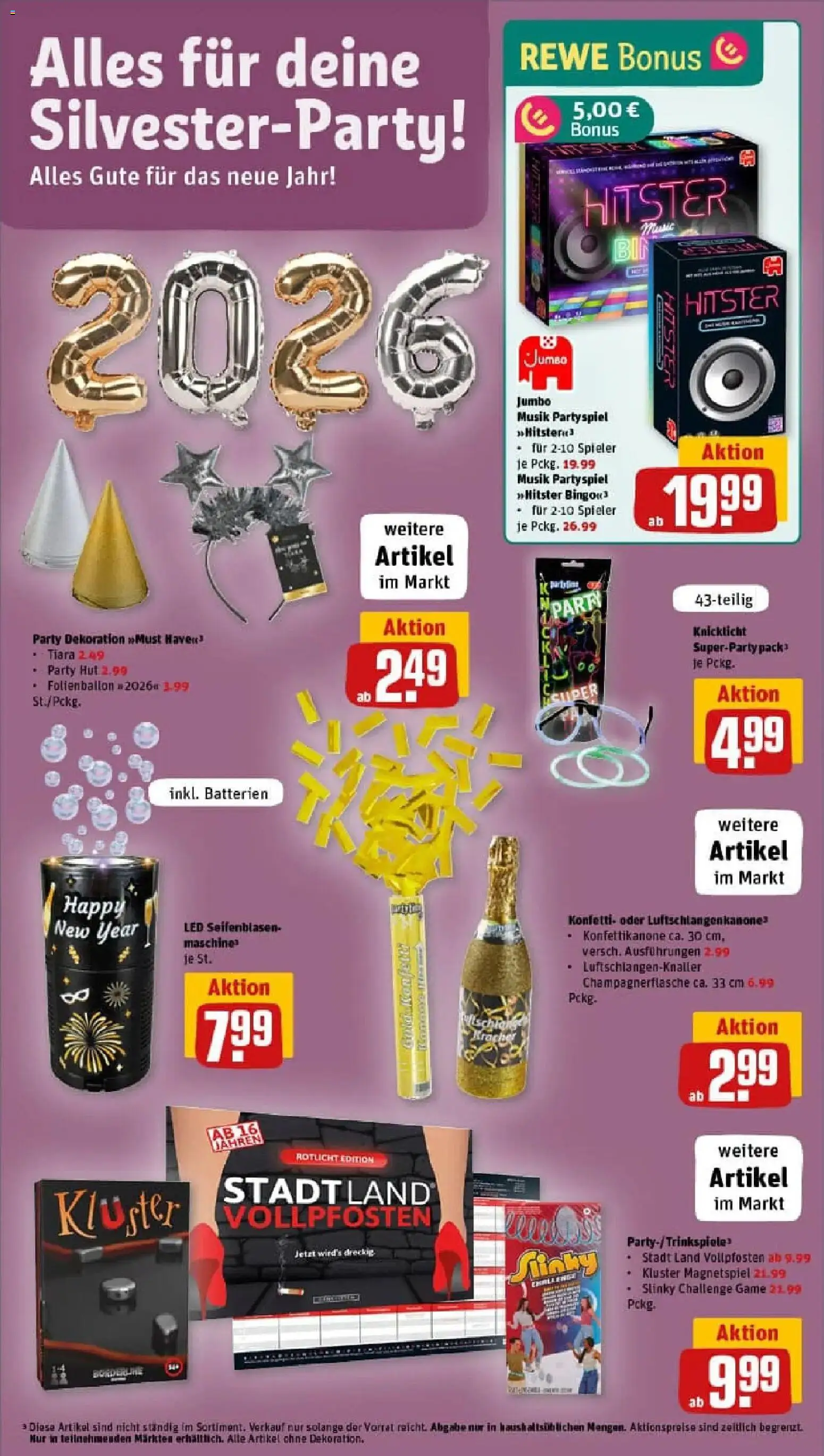 Rewe prospekt Bremen	 – gültig ab 29.12.2025 | Seite: 26 | Produkte: Batterien, Hut