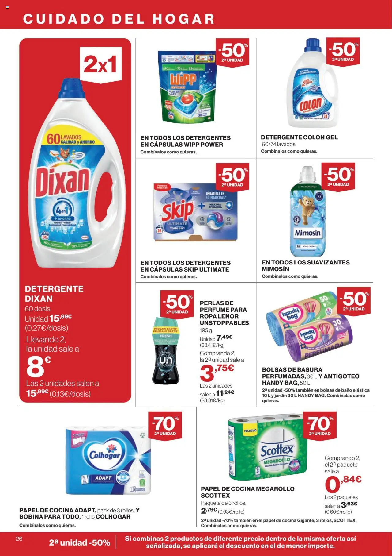 Supercor folleto │ válido desde el 11.09.2025 | Página: 26 | Productos: Fragancia, Detergente, Ropa, Baño