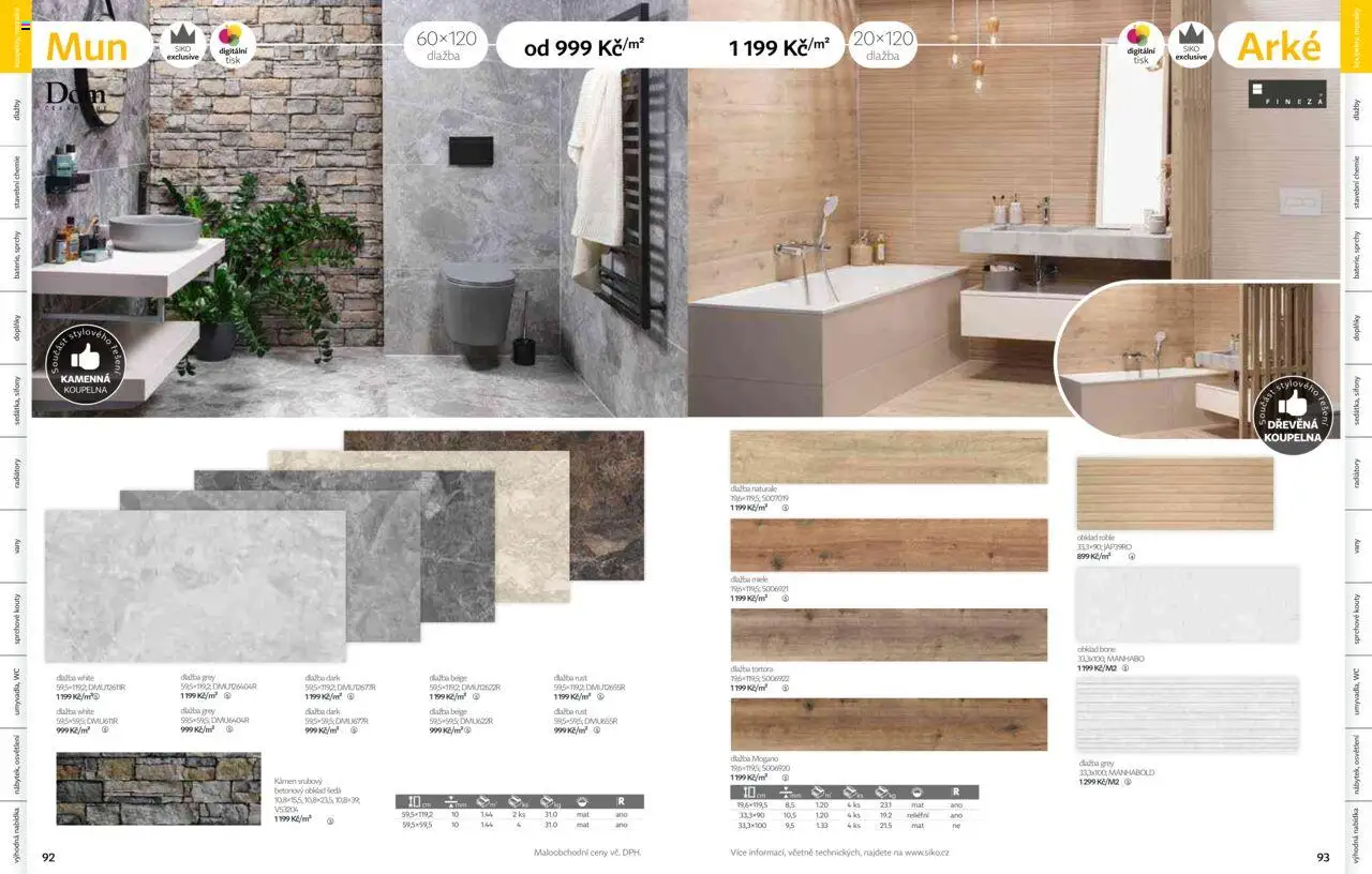 Siko koupelny katalog Koupelny 2025/2026 od 14.10.2025 | Strana: 47 | Produkty: Dlažba, Wc, Koupelna