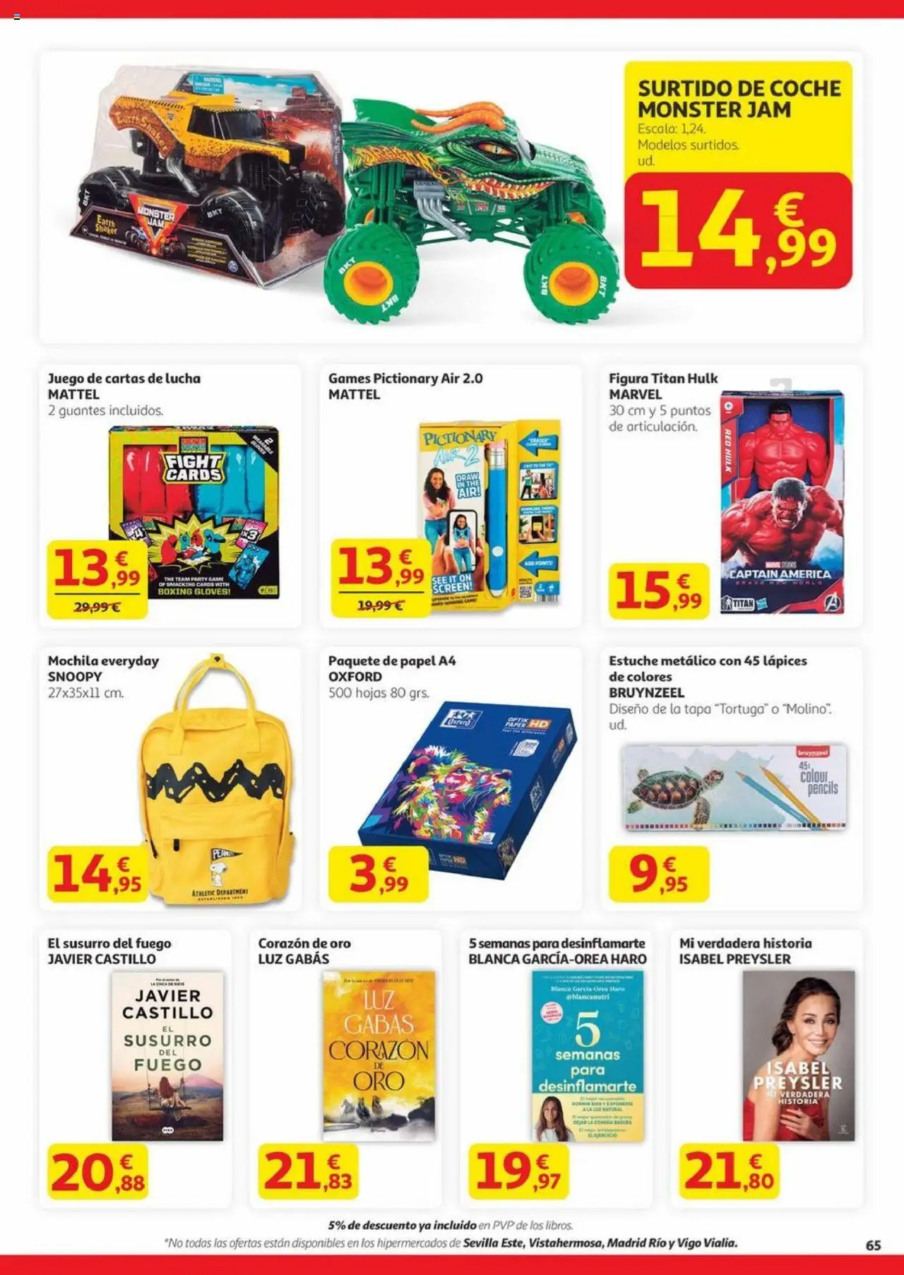 Alcampo - Canarias │ válido desde el 23.10.2025 | Página: 65 | Productos: Mochila, Guantes