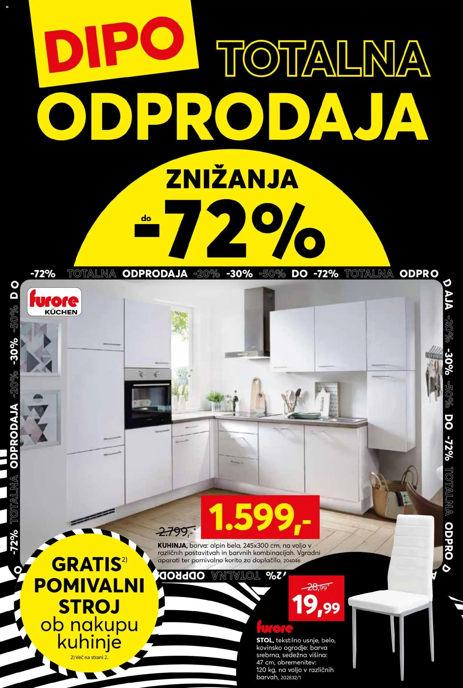 Novi Dipo katalog ponudbe – veljaven od 14.01.2026 | Stran: 1 | Izdelki: Pomivalno korito, Barva